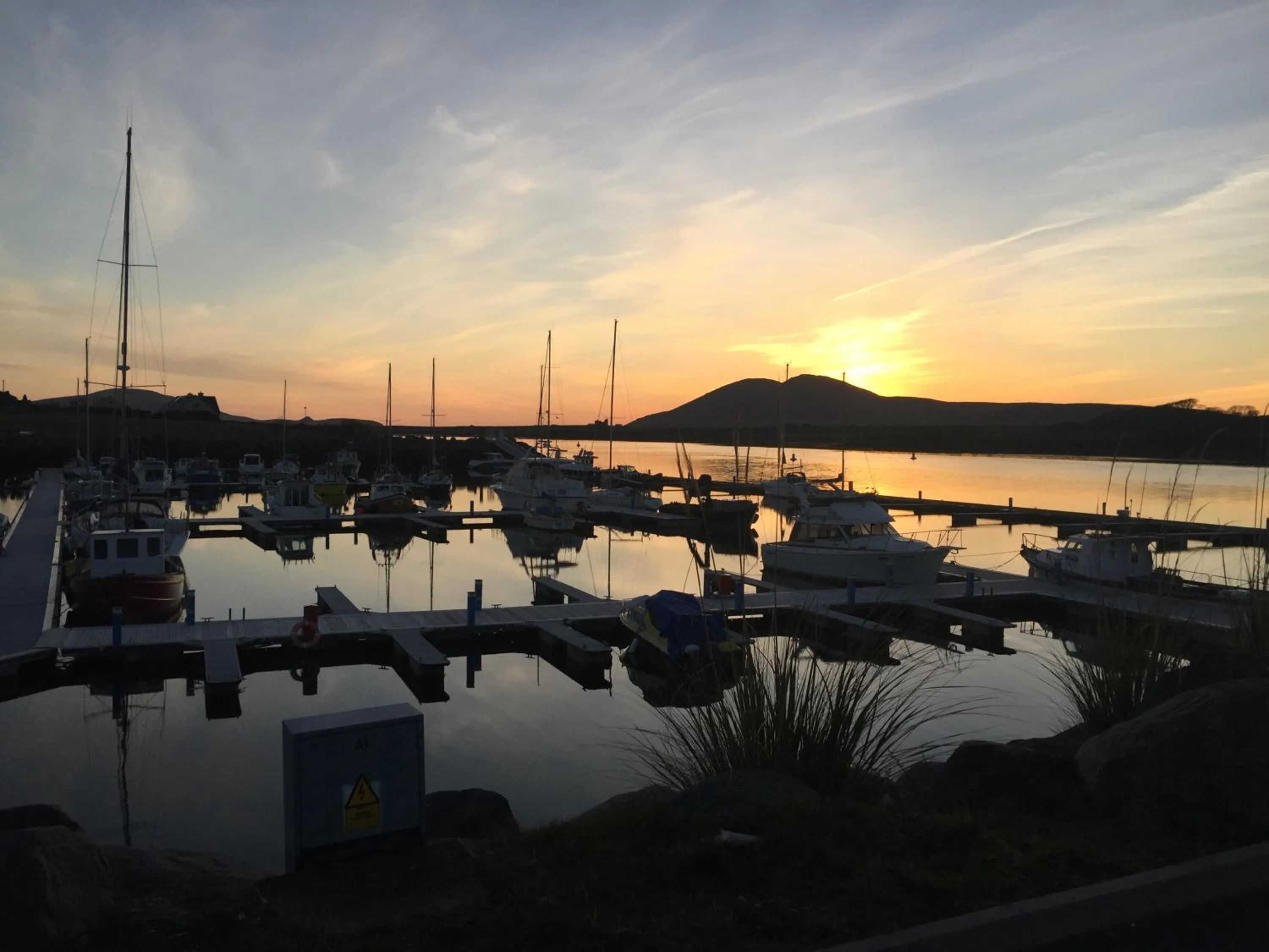 Sunset in Quinlan & Cooke Boutique Townhouse and QCs Seafood Restaurant