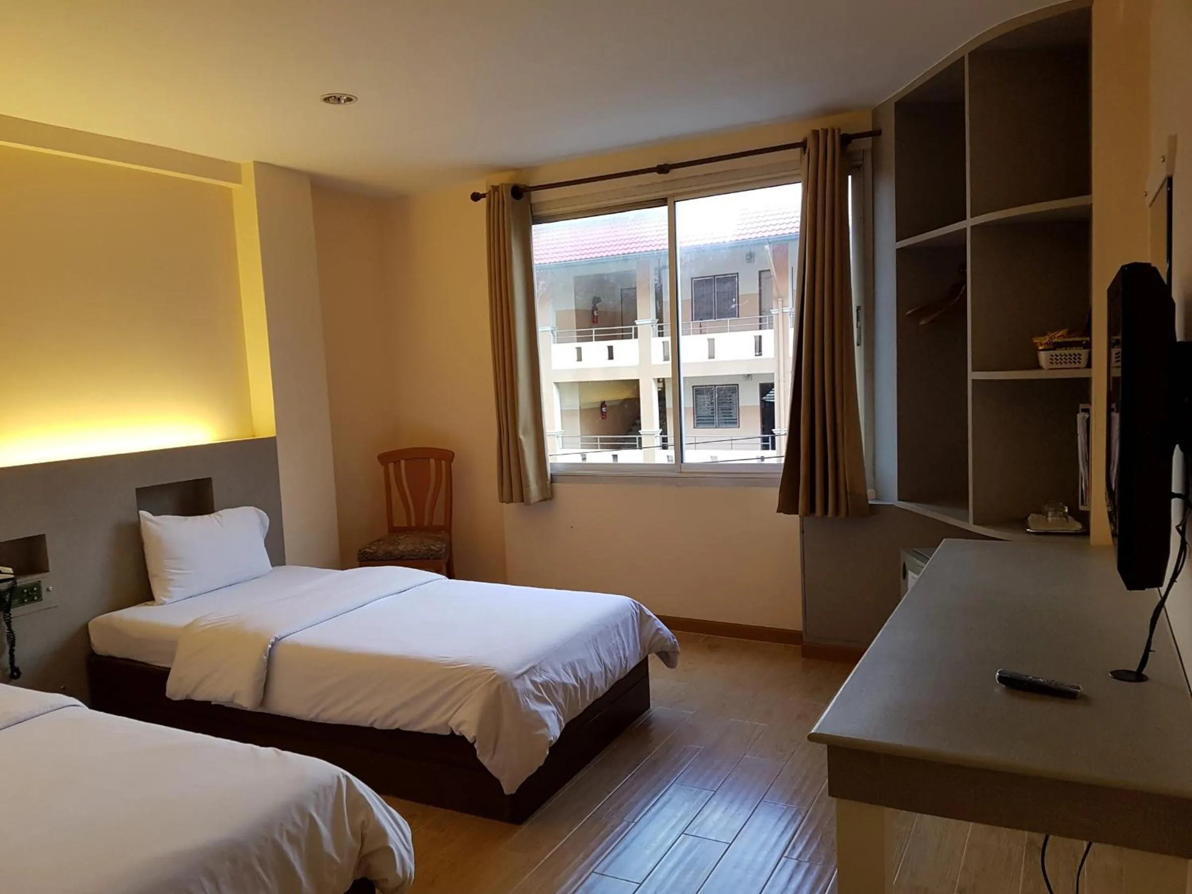 Bed in K.S.Pavilion Hotel