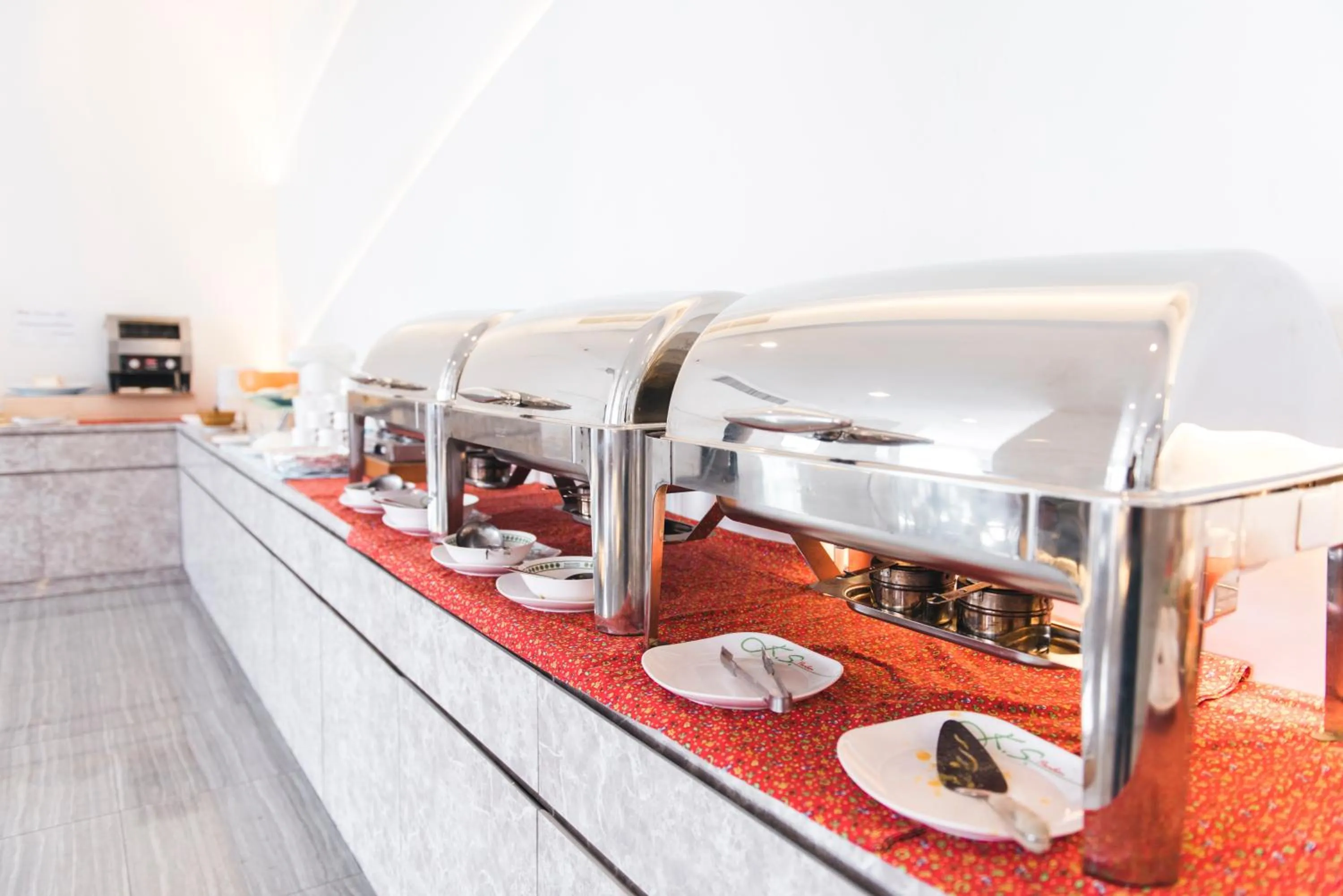 Buffet breakfast in K.S.Pavilion Hotel