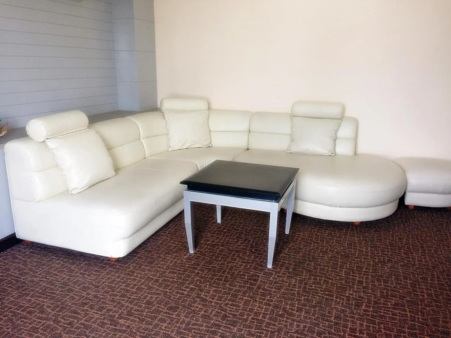 Seating area in K.S.Pavilion Hotel