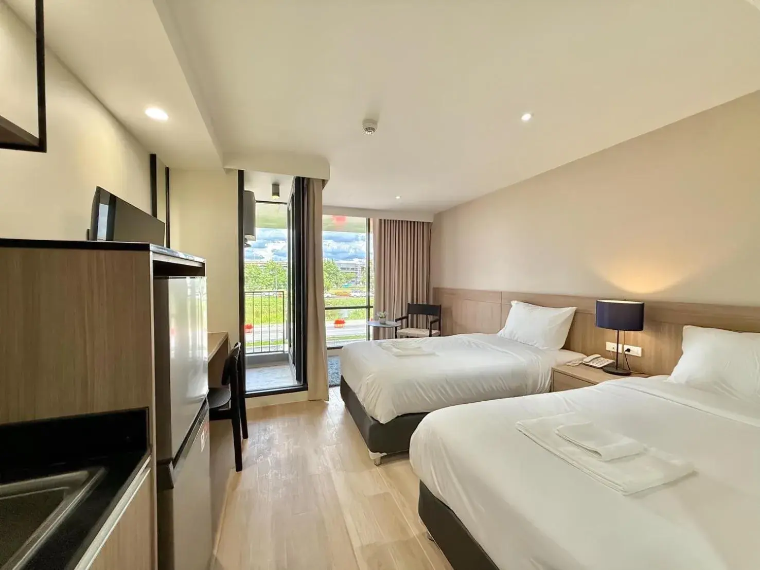 Twin Room in Rangsit Residence & Hotel Twin Room in Rangsit Residence & Hotel