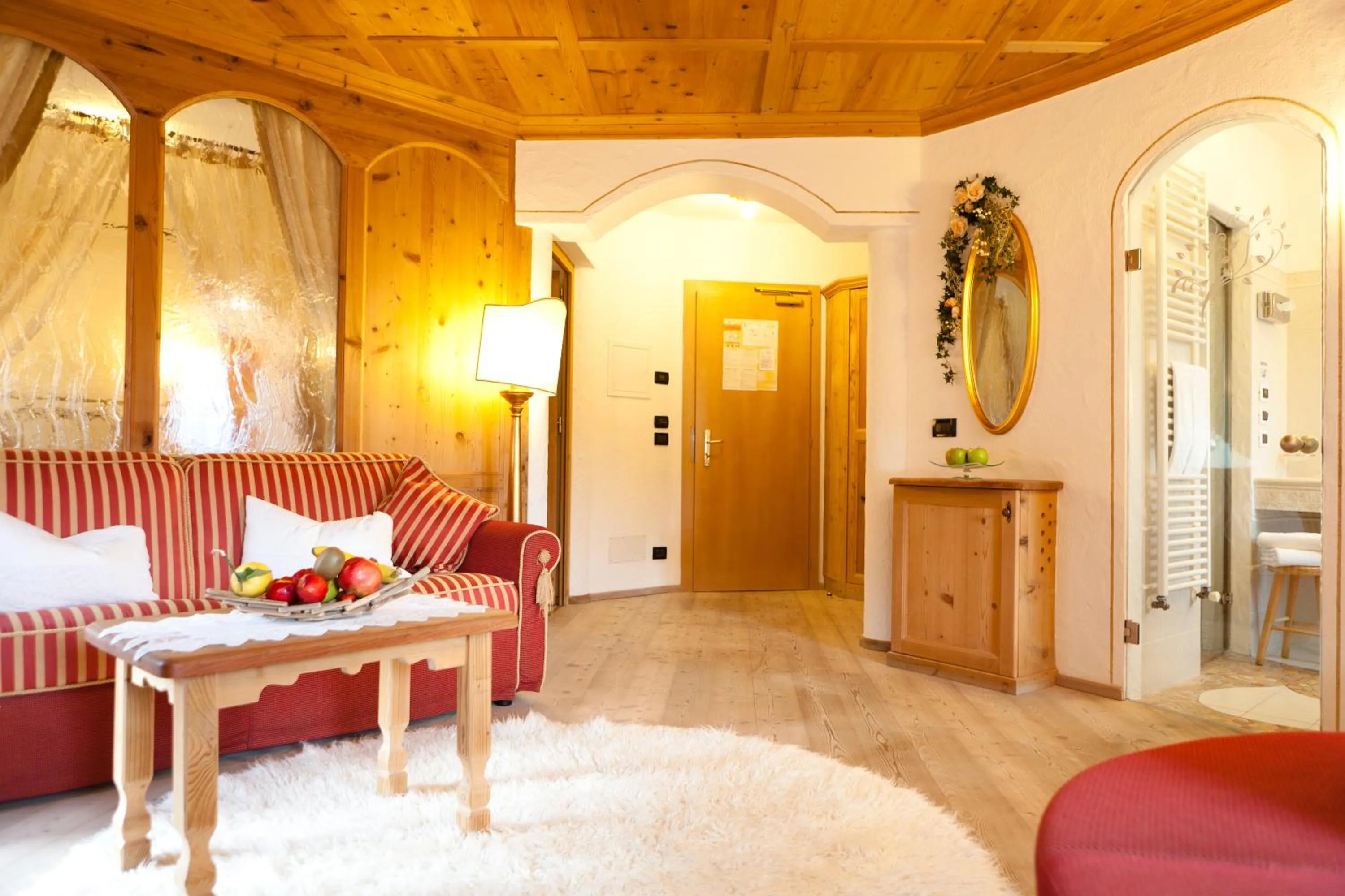 Seating area in Nature Wellness Hotel Renato