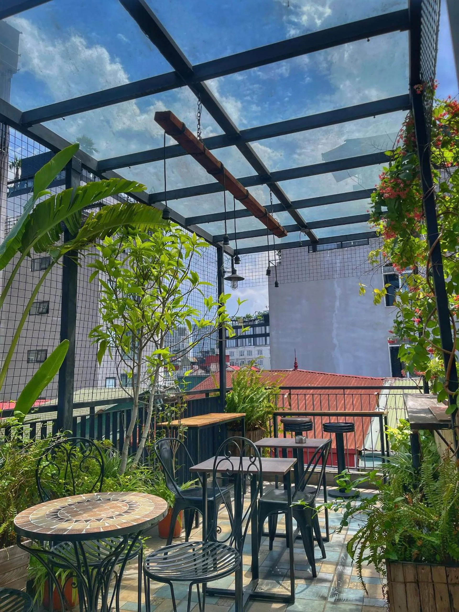 Garden in Hanoi EcoStay 2 hostel