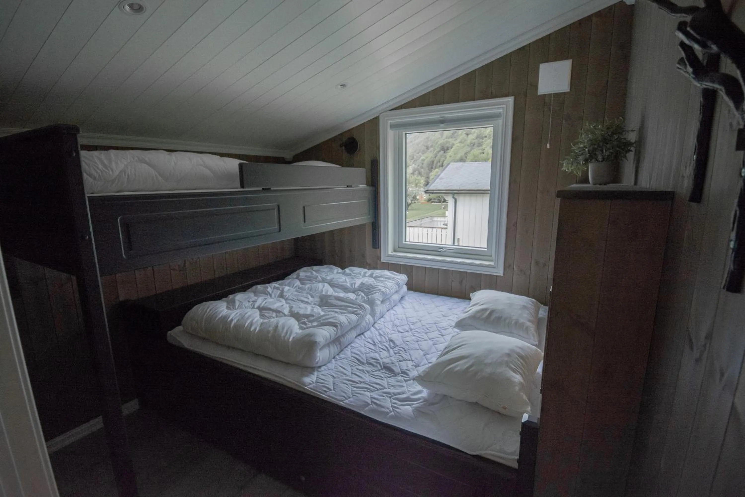 Bedroom, Bed in Grande Hytteutleige og Camping