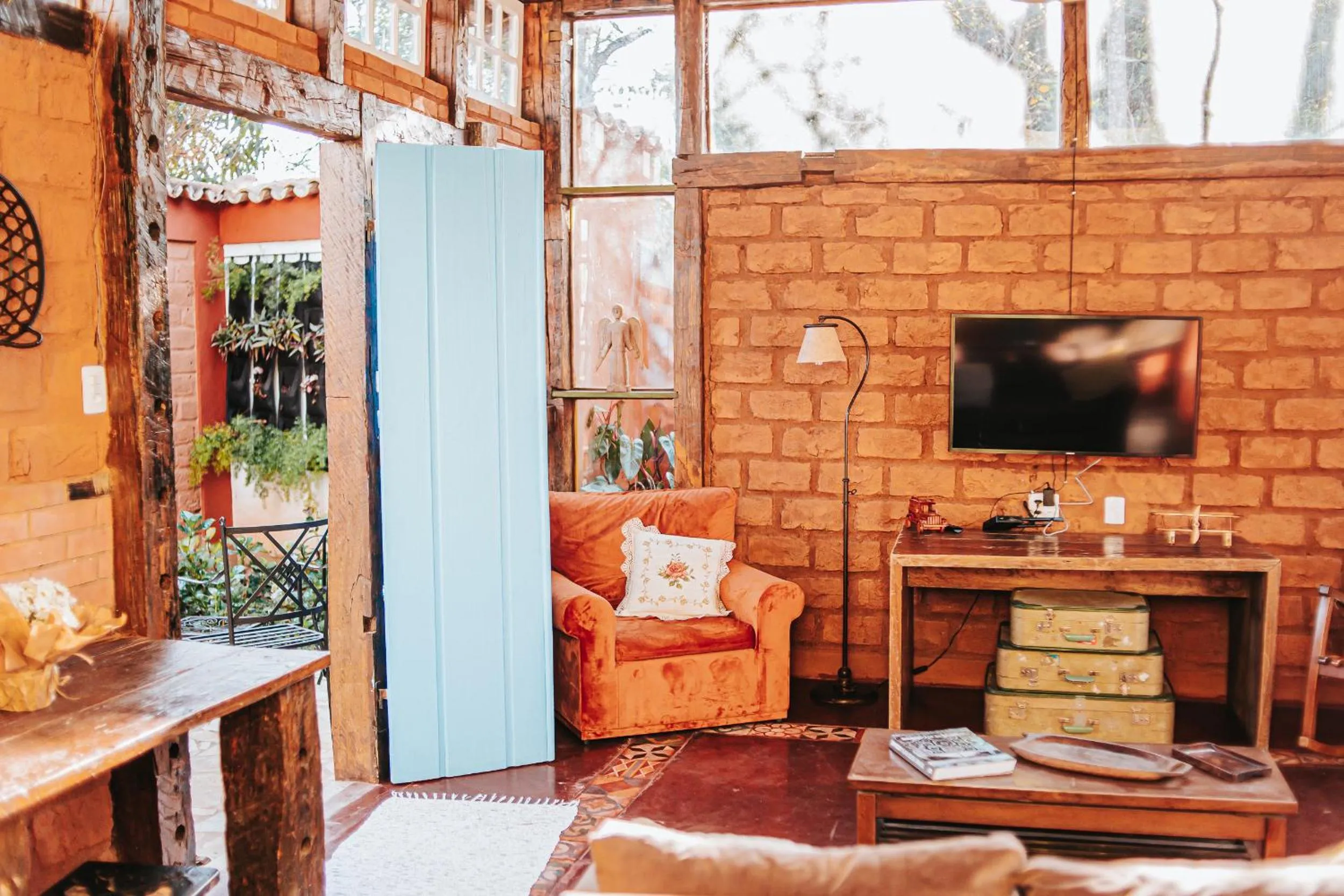 Living room in Pousada d'Oleo de Guignard