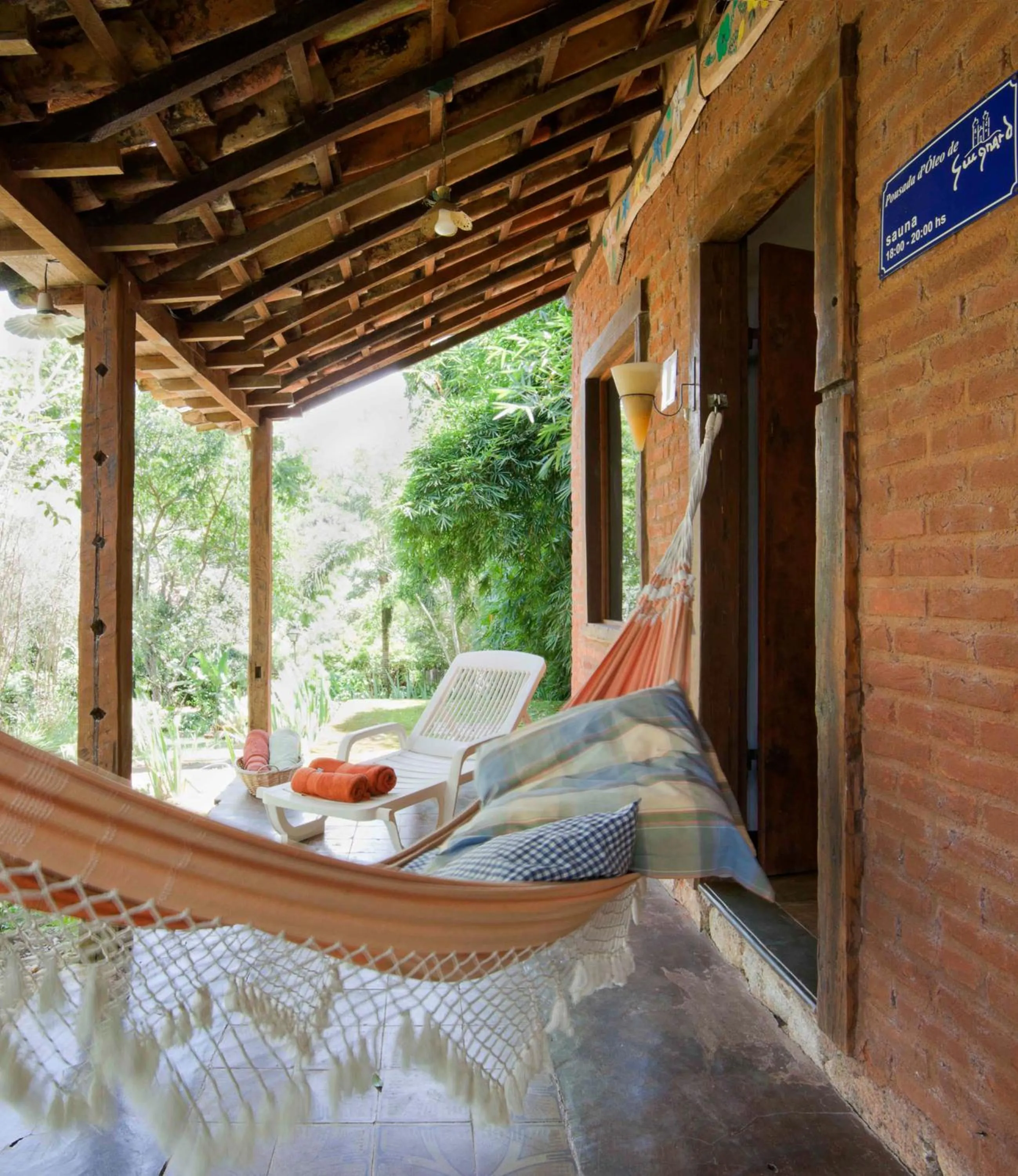 Patio in Pousada d'Oleo de Guignard