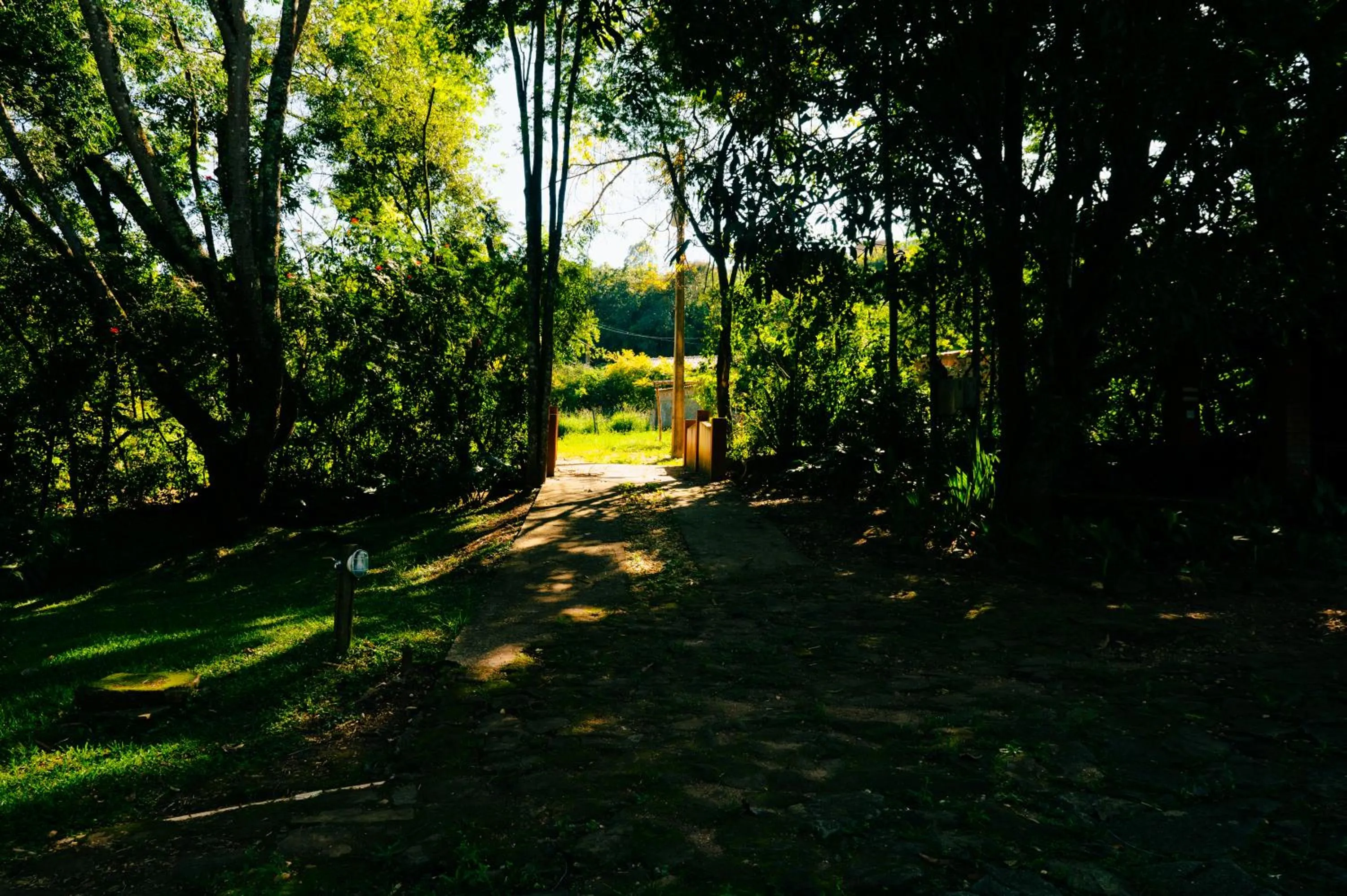 Garden in Pousada d'Oleo de Guignard