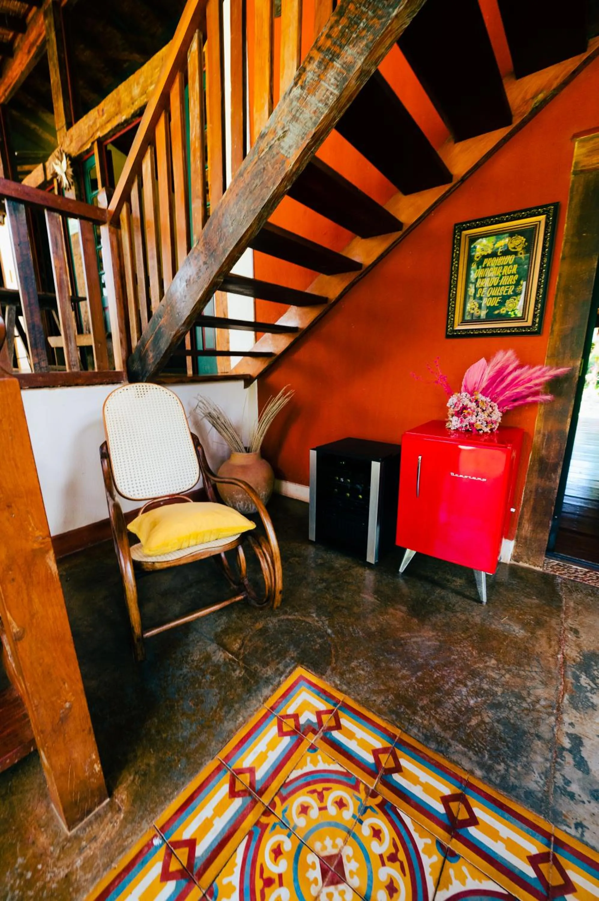 Lobby or reception in Pousada d'Oleo de Guignard