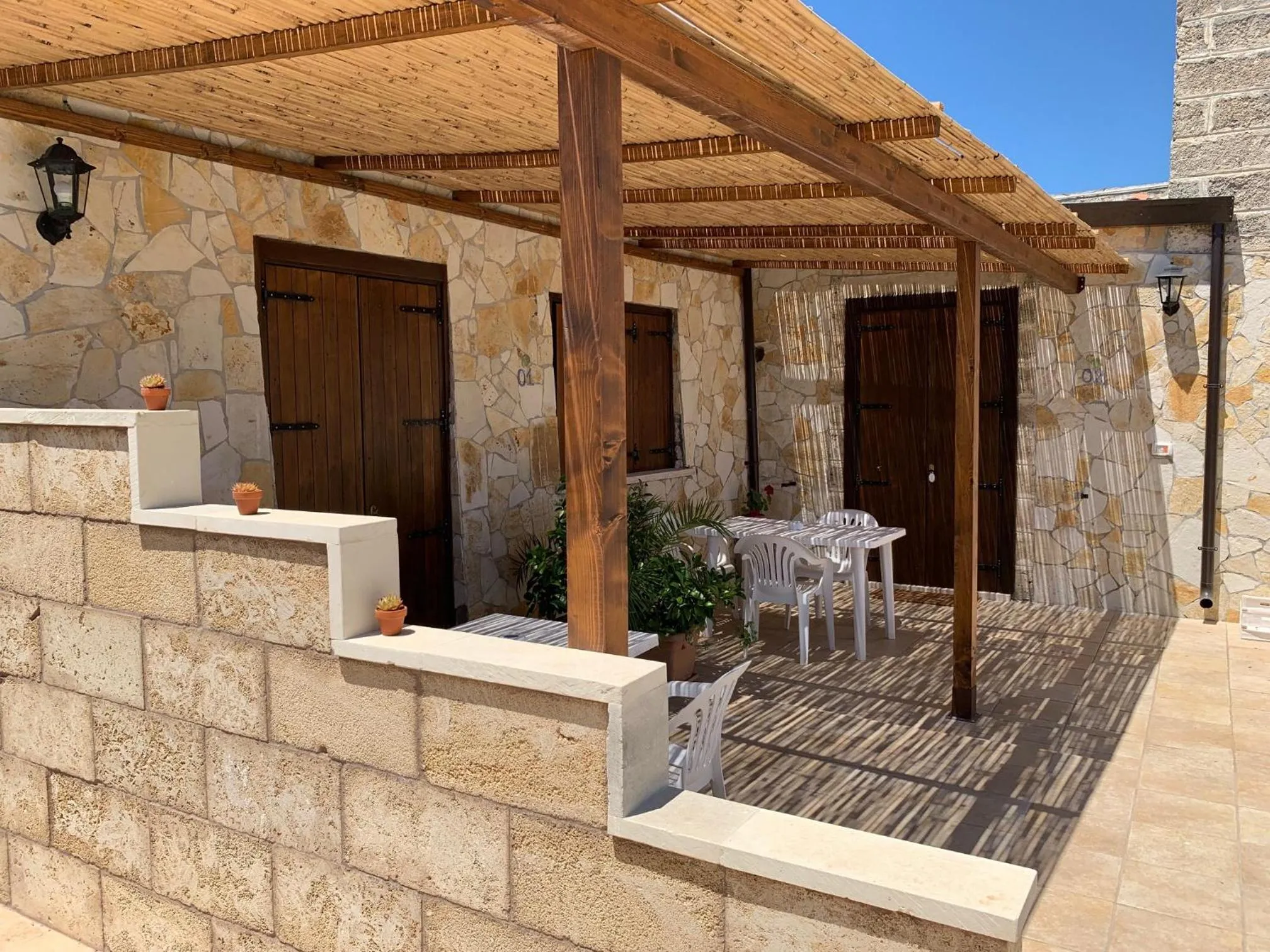 Patio in Residence Conchiglia San Giovanni