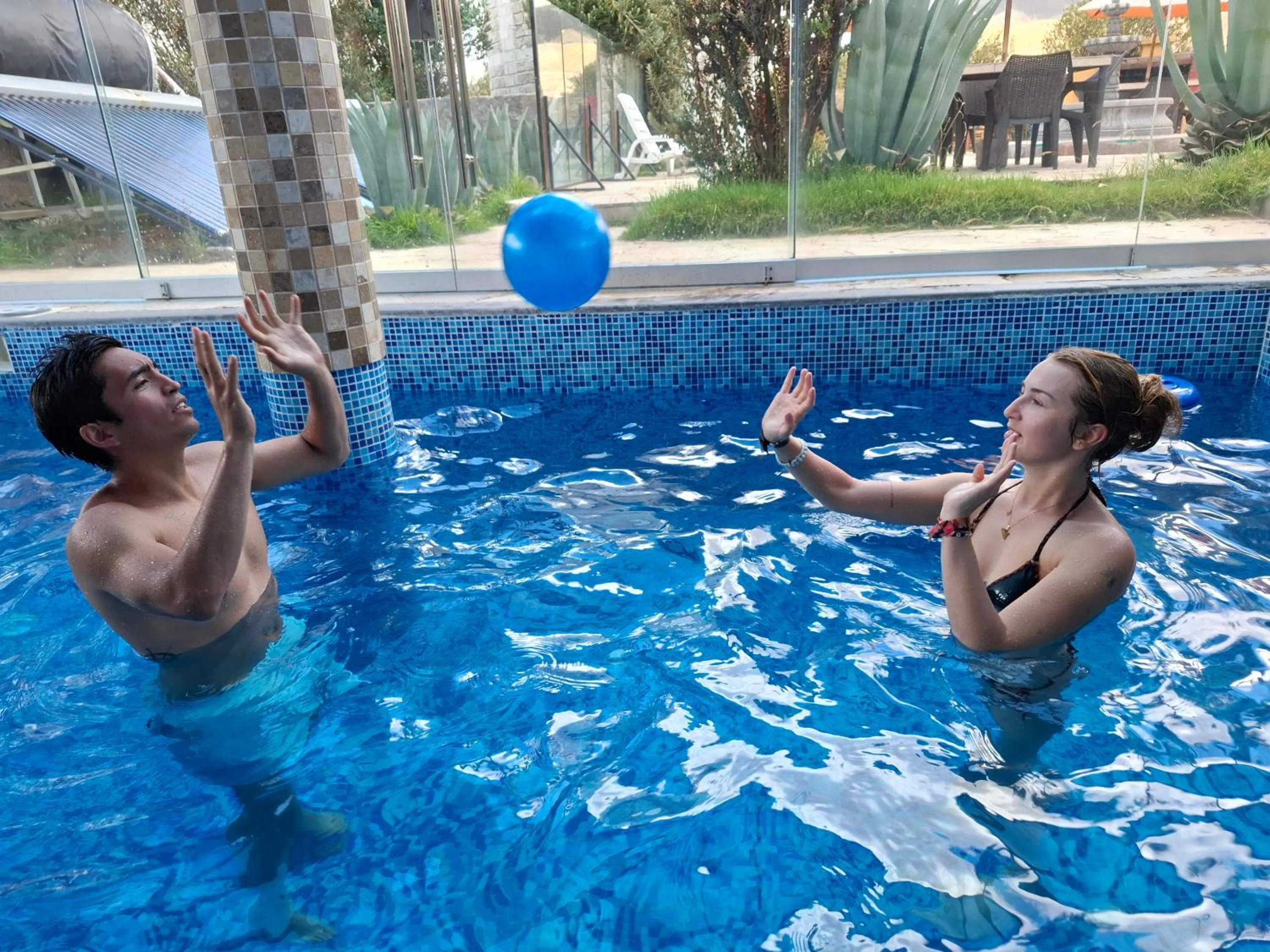 Pool view in Tradicion Colca