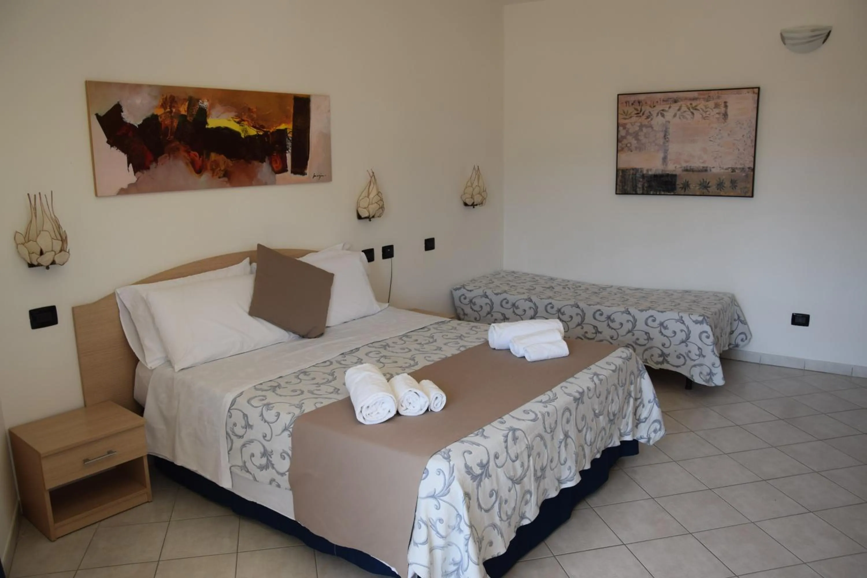 Bed in Hotel Profumo Di Mare