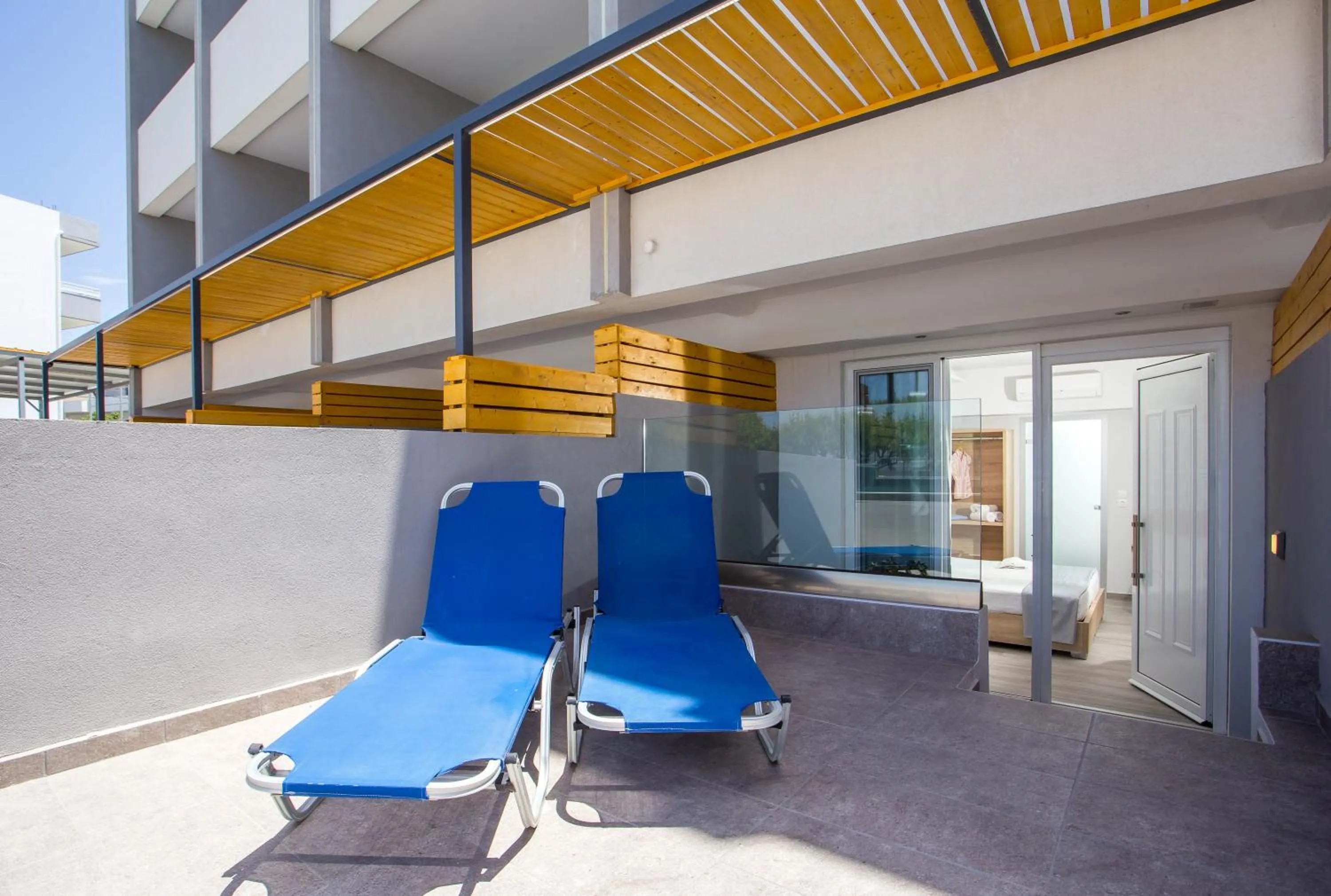 Balcony/Terrace in Tsampika Hotel Faliraki