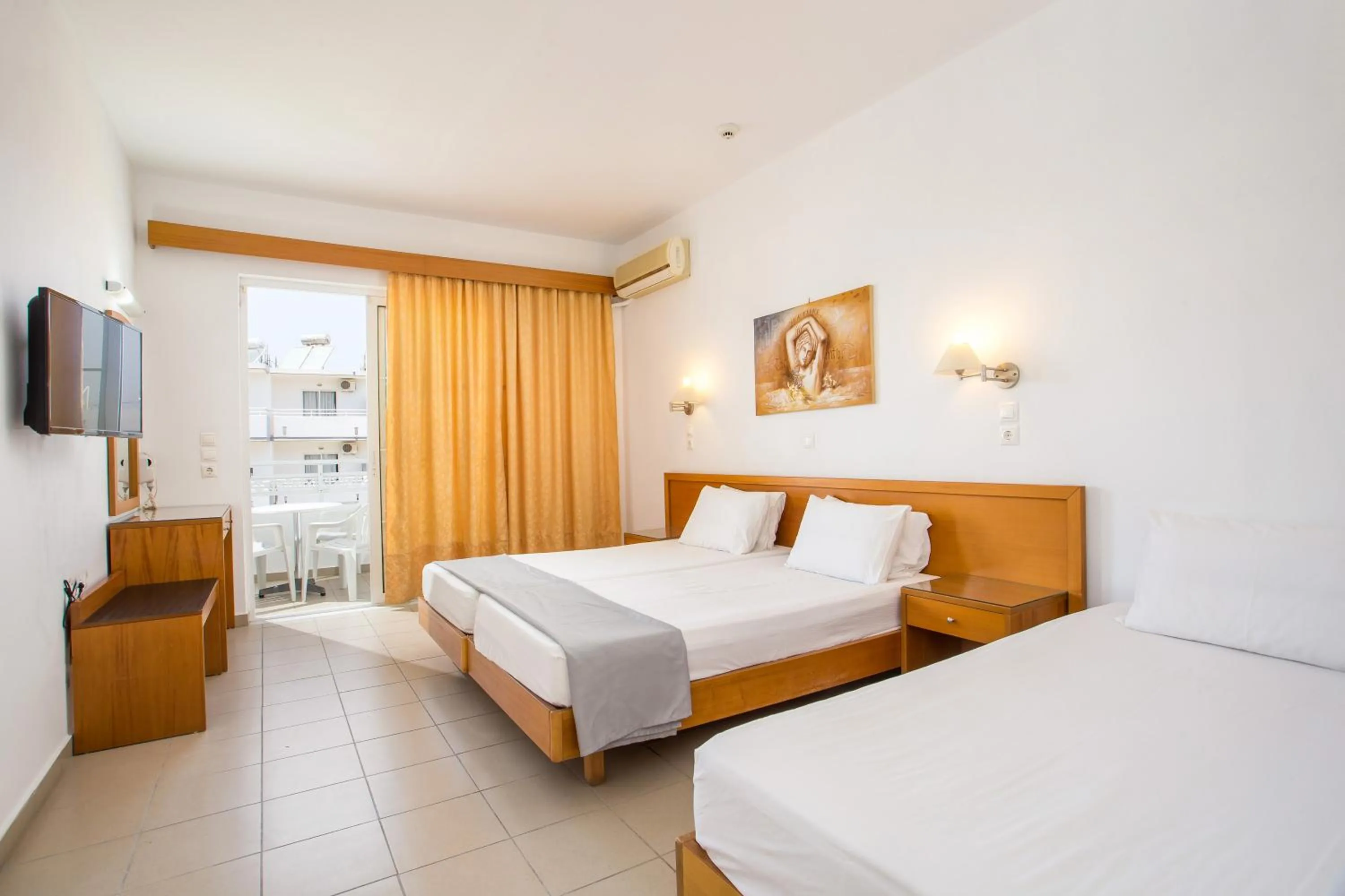 Photo of the whole room, Bed in Tsampika Hotel Faliraki