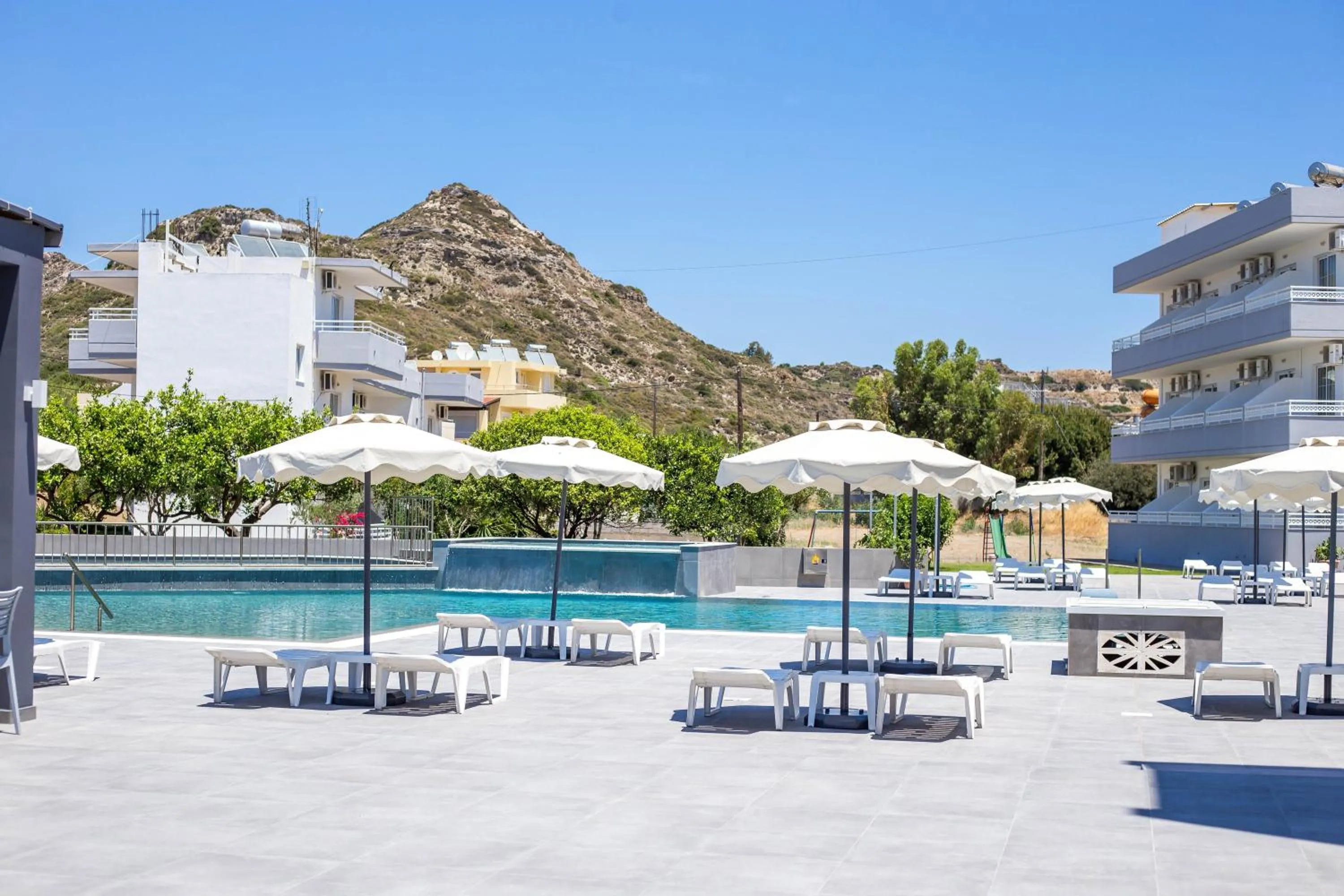 Patio in Tsampika Hotel Faliraki