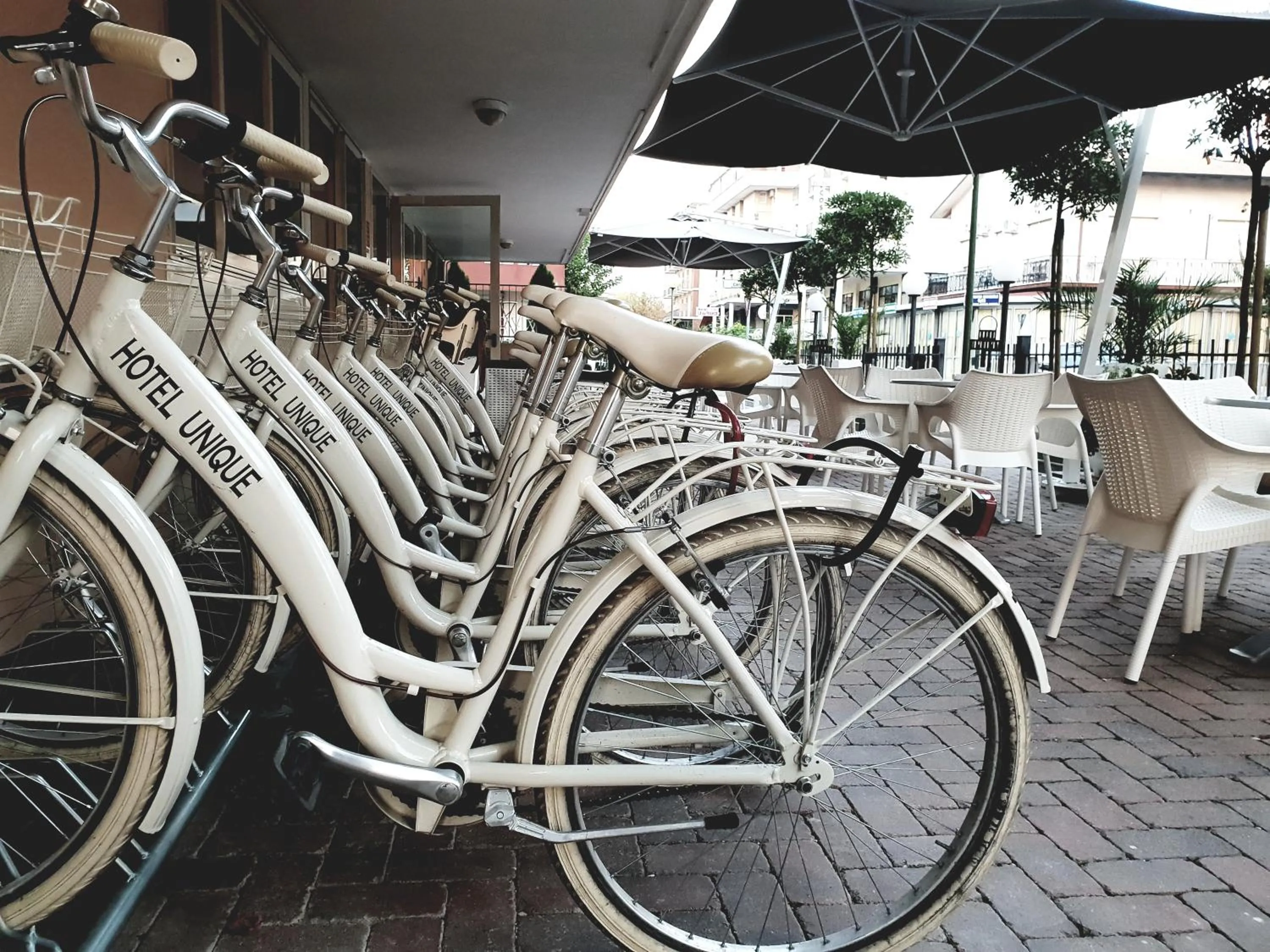 Cycling in Unique Hotel