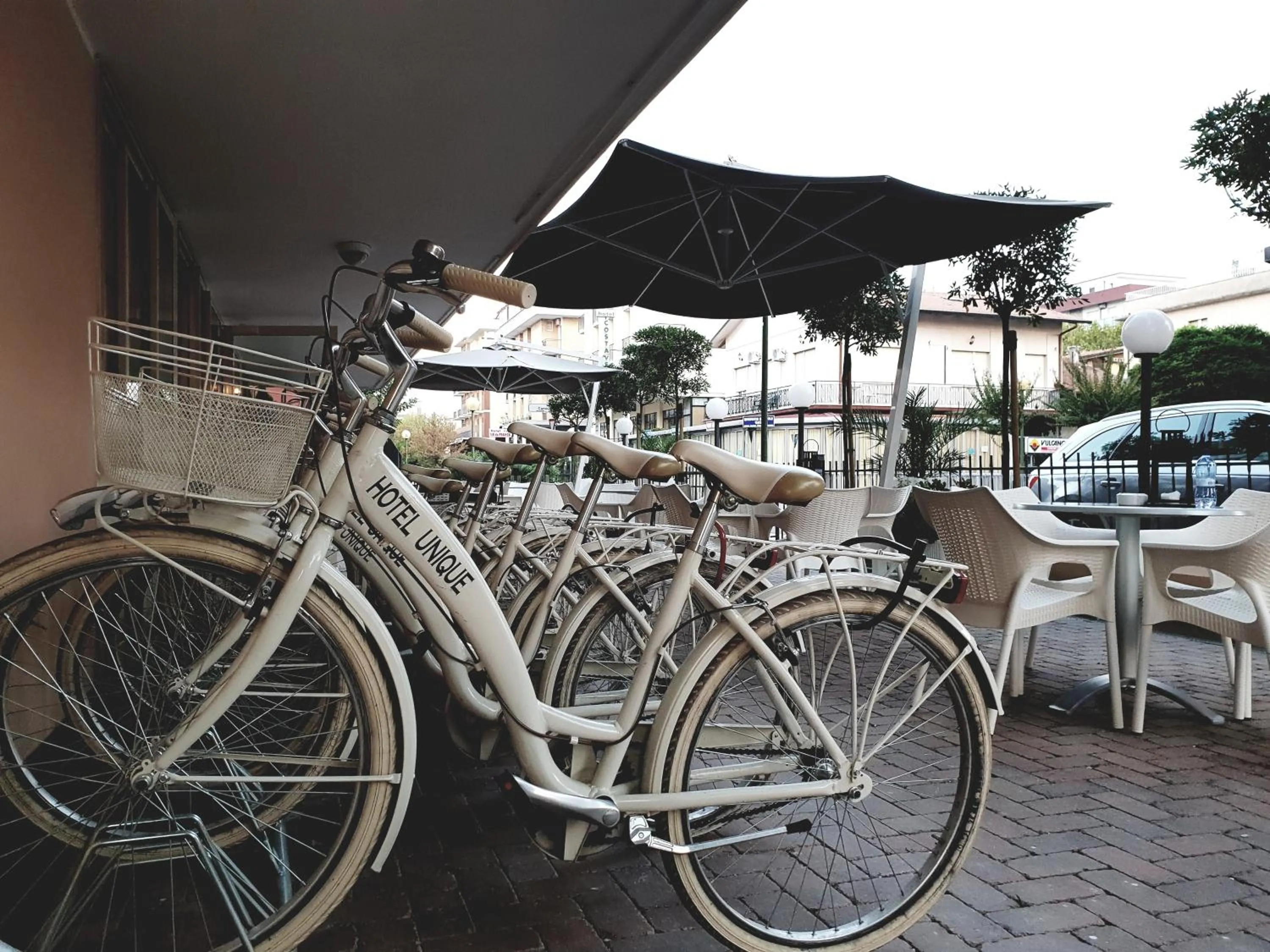 Cycling in Unique Hotel