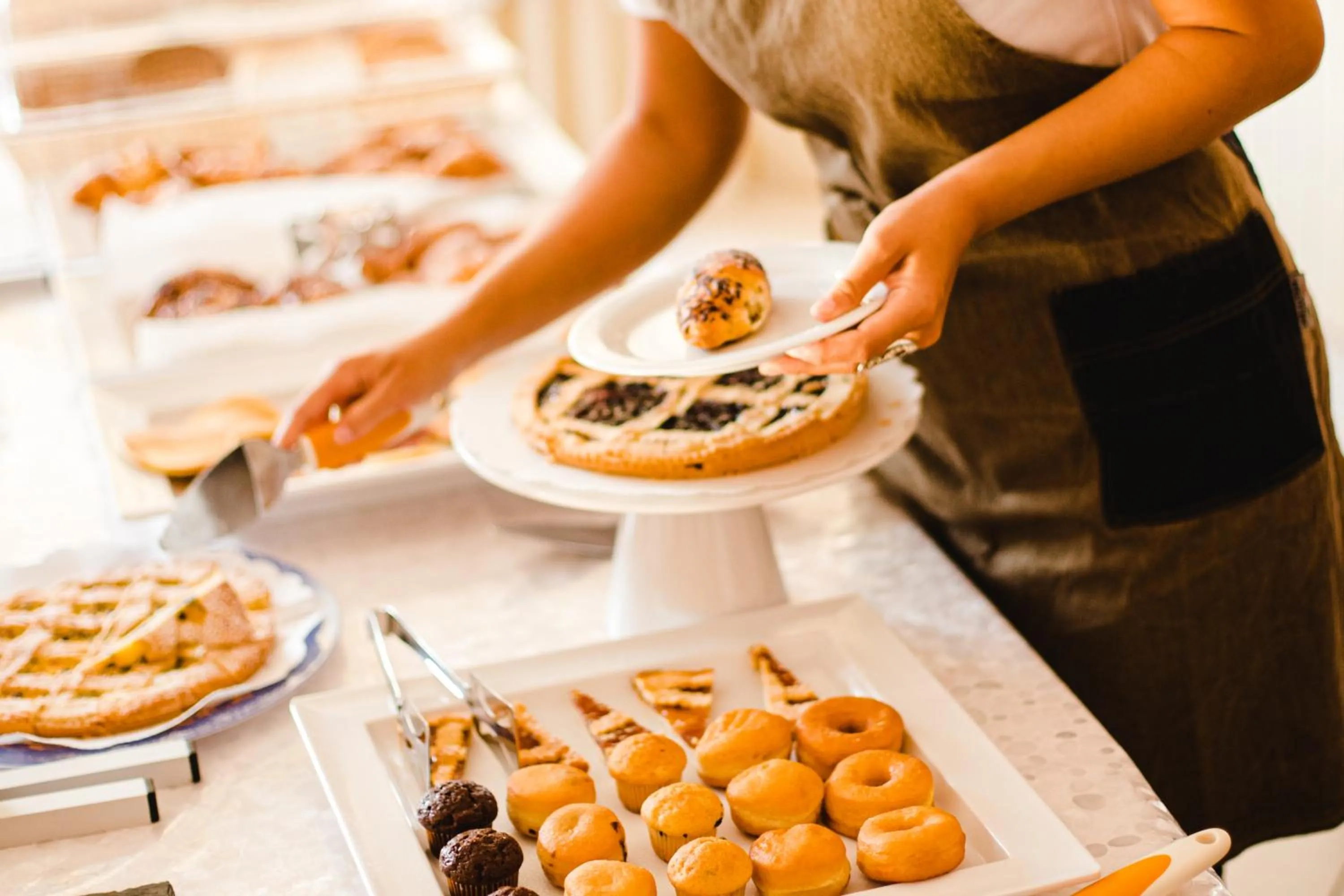 Breakfast in Unique Hotel