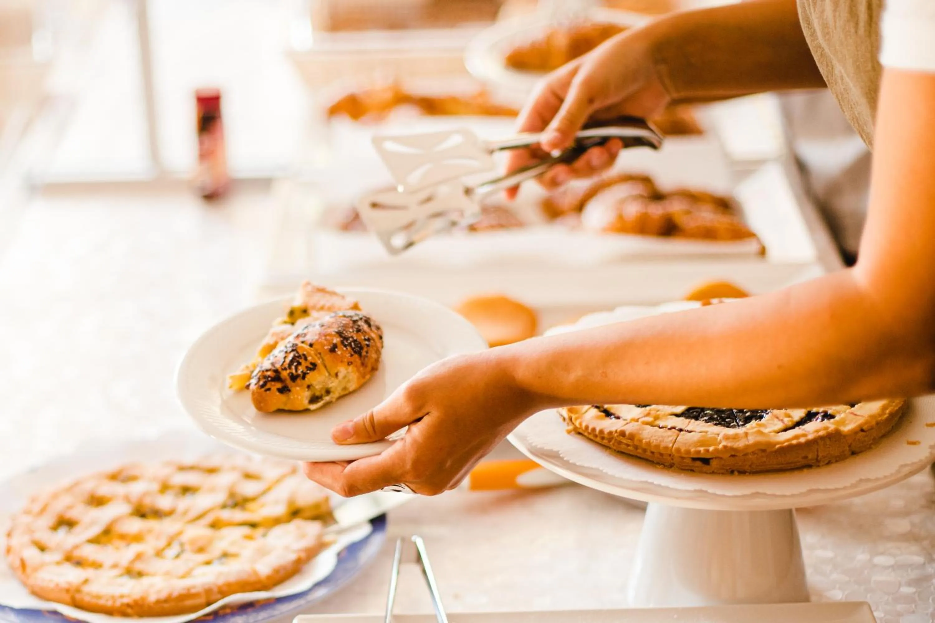 Breakfast in Unique Hotel