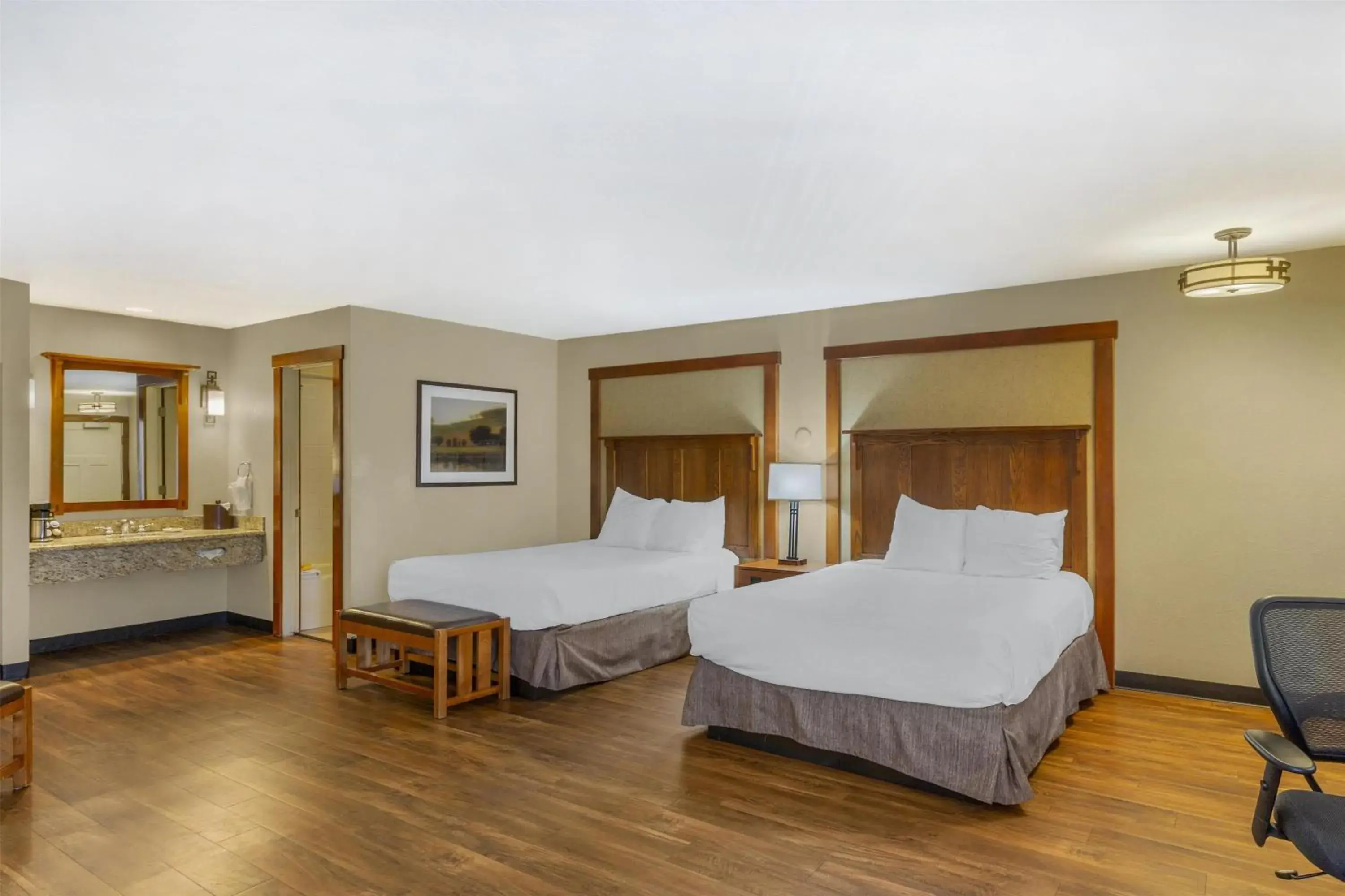 Queen Room with Two Queen Beds and Roll In Shower - Disability Access in Best Western Plus High Country Inn Queen Room with Two Queen Beds and Roll In Shower - Disability Access in Best Western Plus High Country Inn