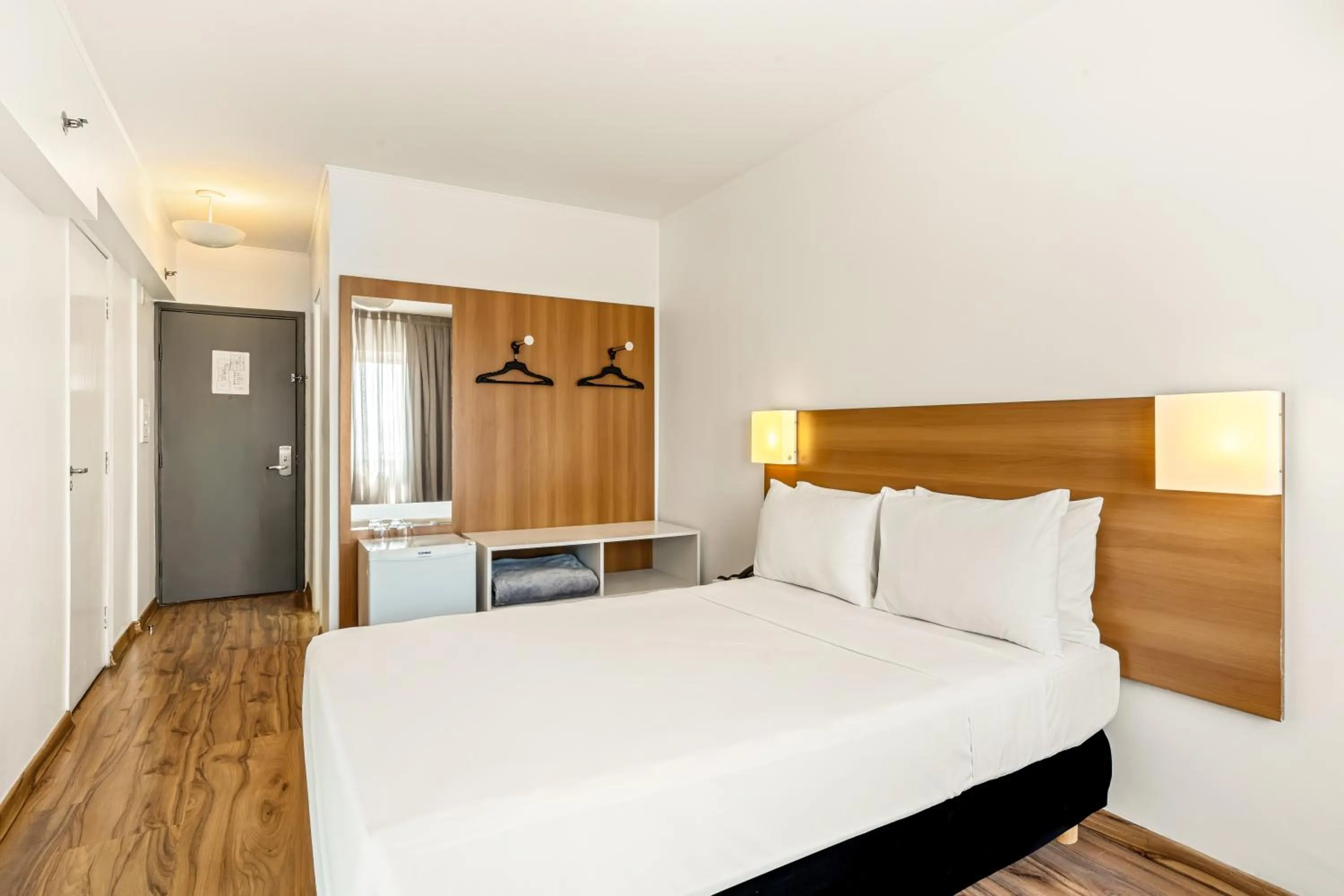 Bed in Slim Hotel São Paulo Congonhas