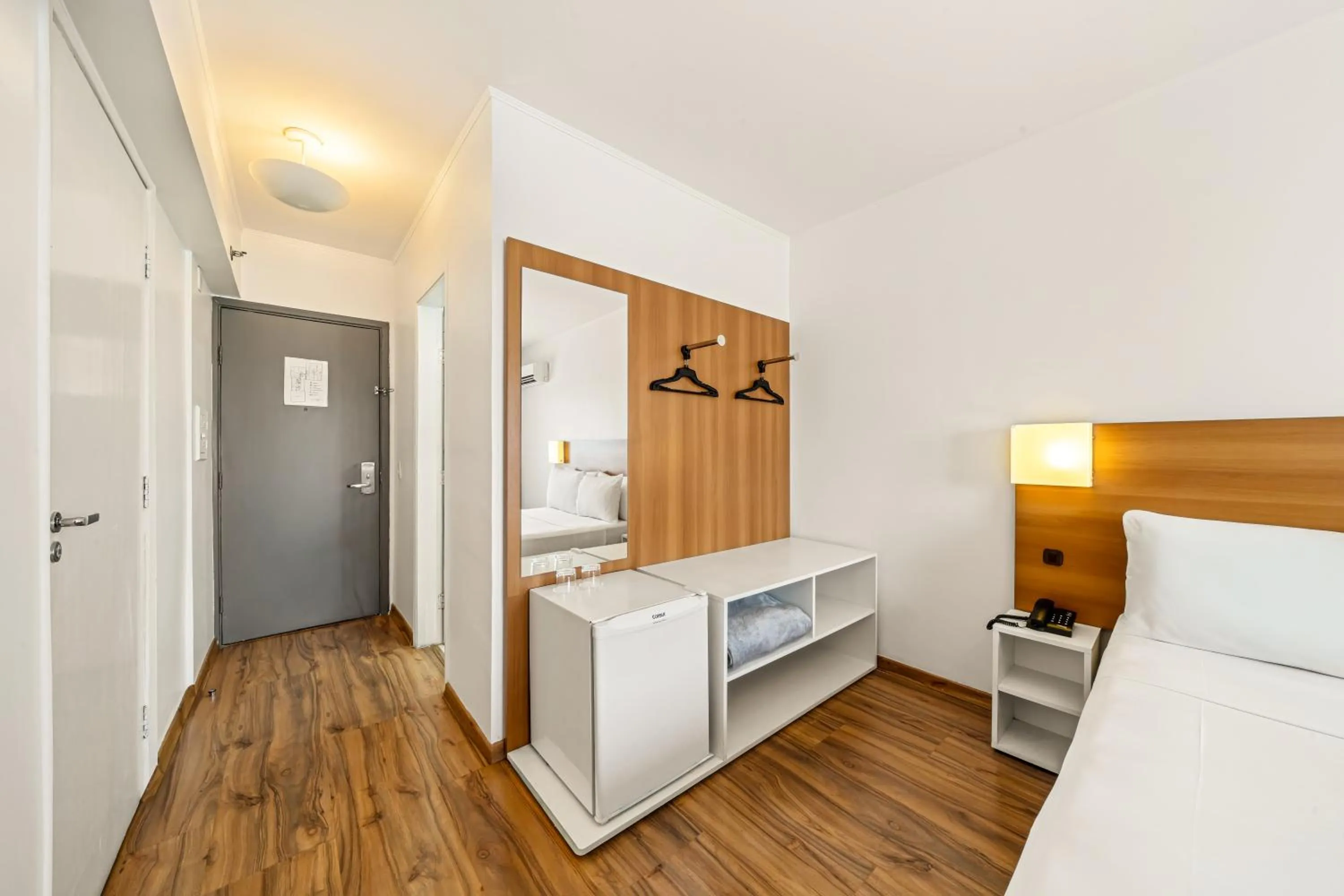 Decorative detail, Bed in Slim Hotel São Paulo Congonhas