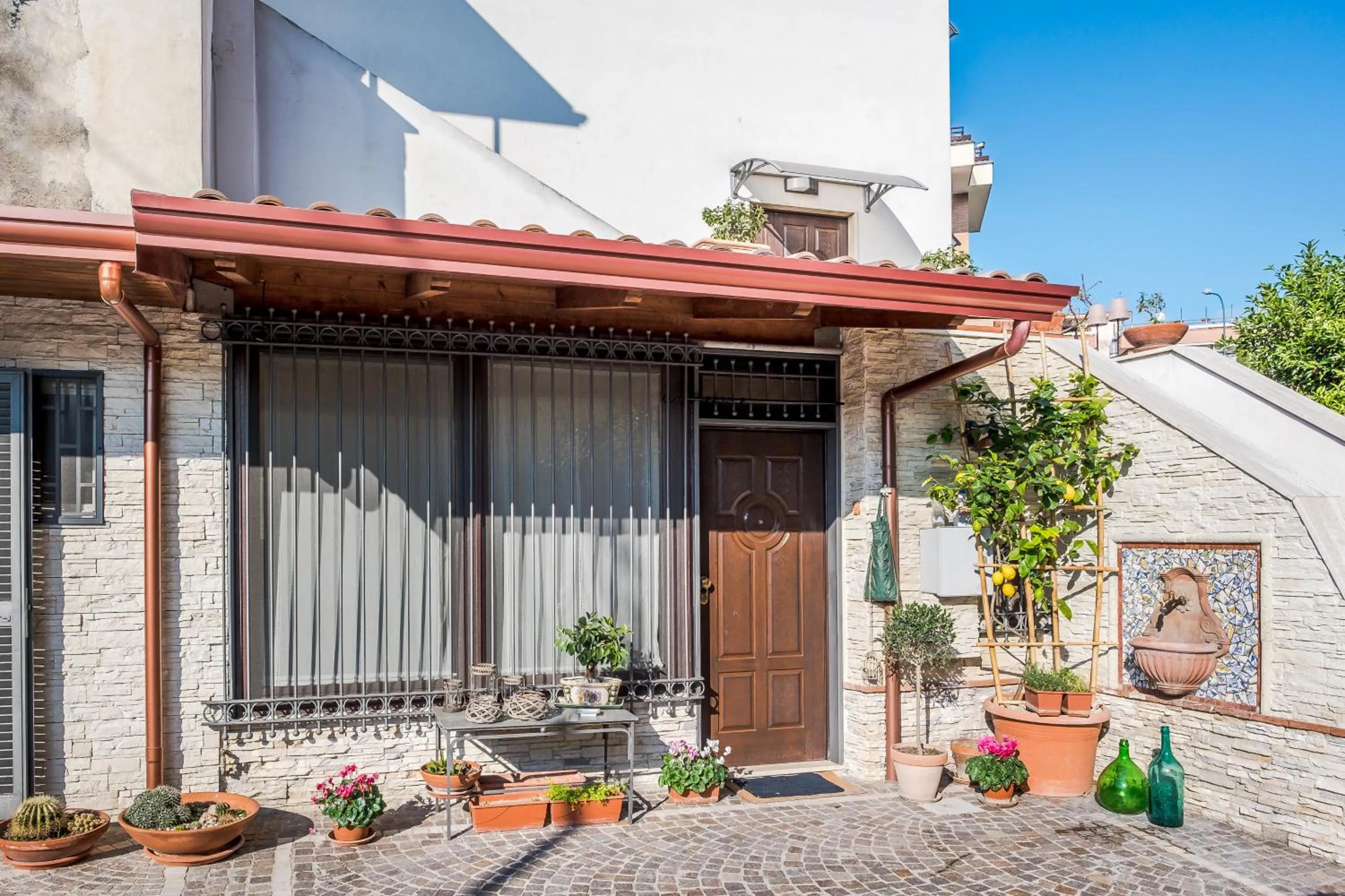 Patio in B&B La Casa Di Plinio