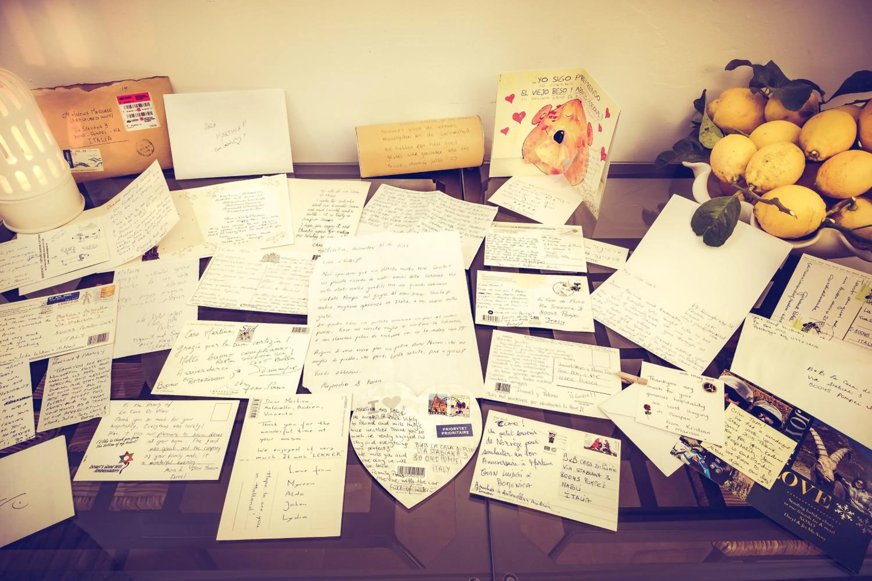 Decorative detail in B&B La Casa Di Plinio