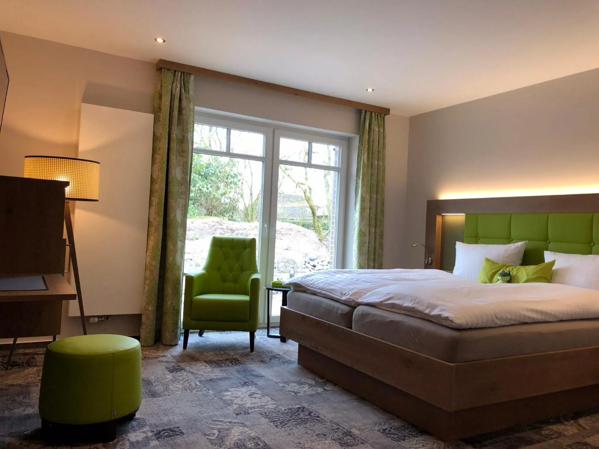 View (from property/room), Bed in Landhotel Witte-König