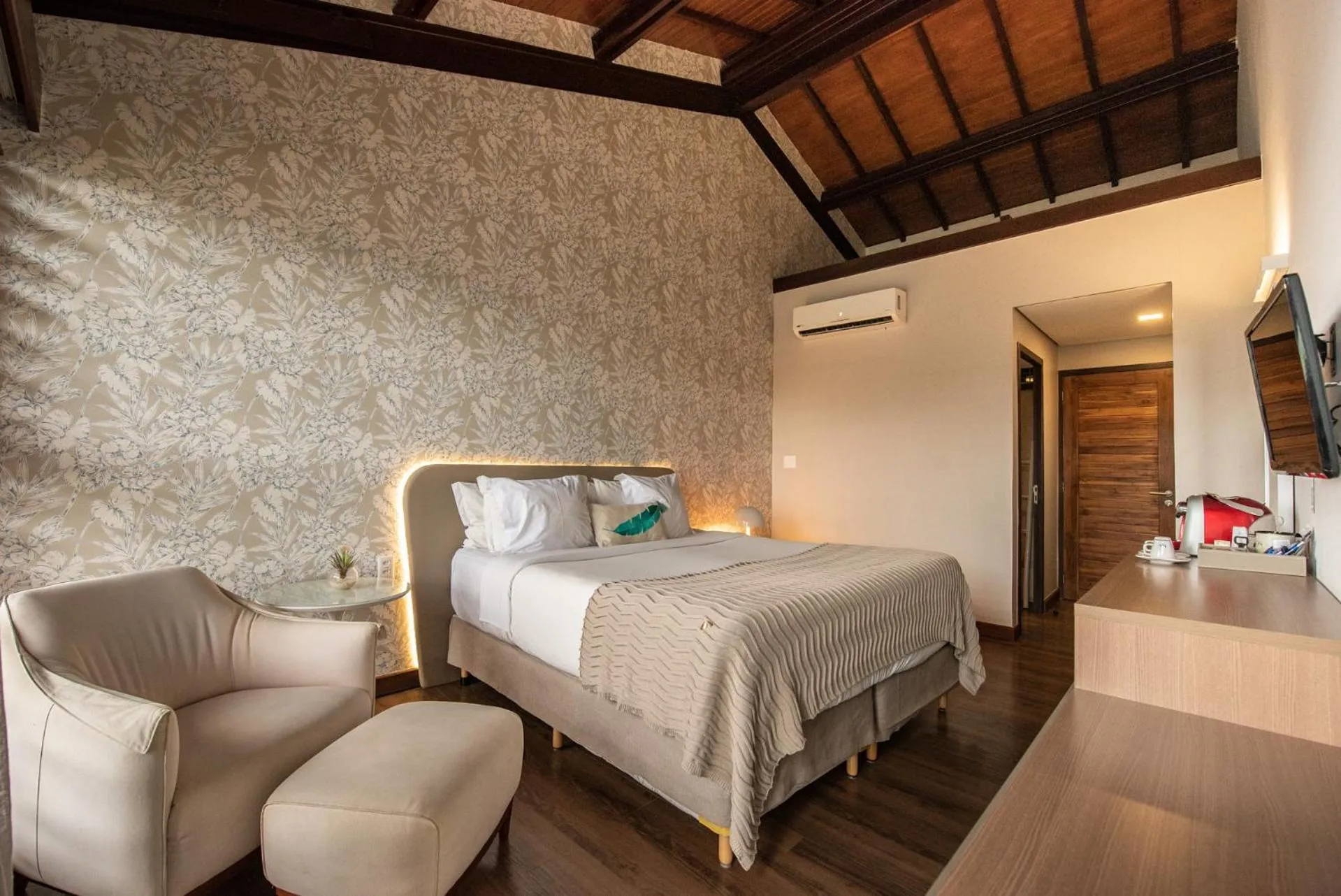 Bed in Pousada Morena