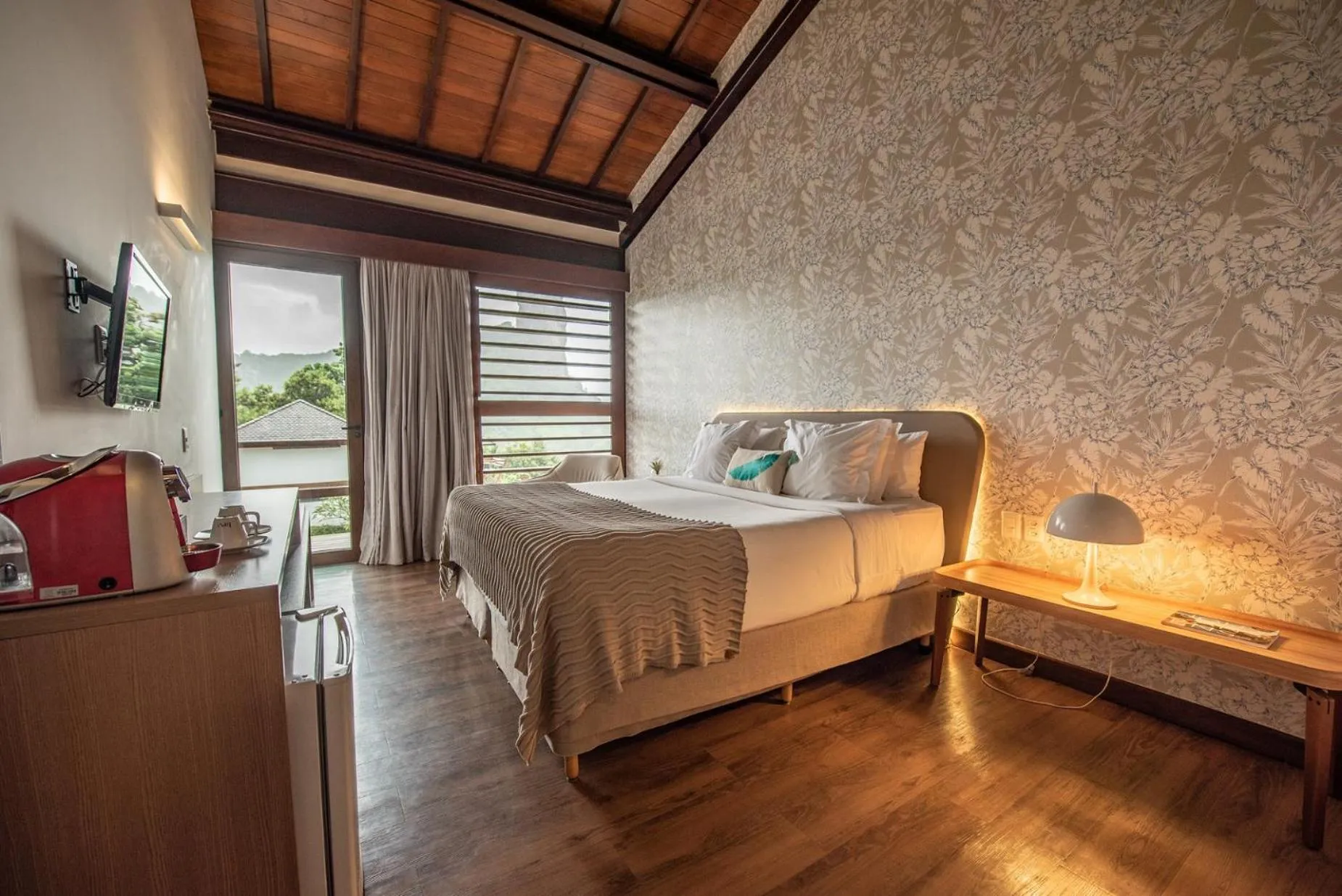 Bed in Pousada Morena