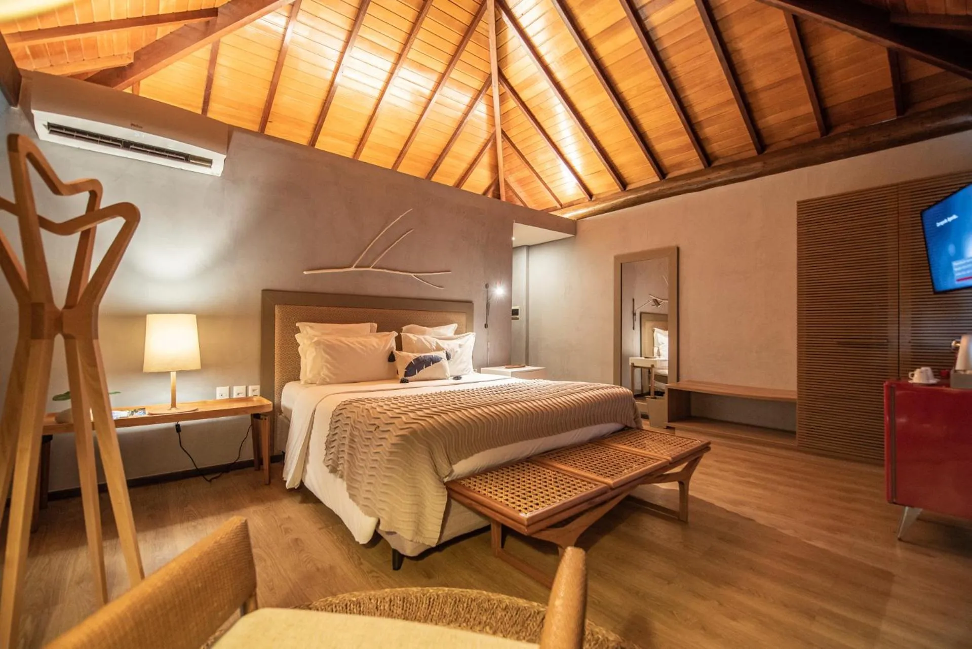 Bed in Pousada Morena