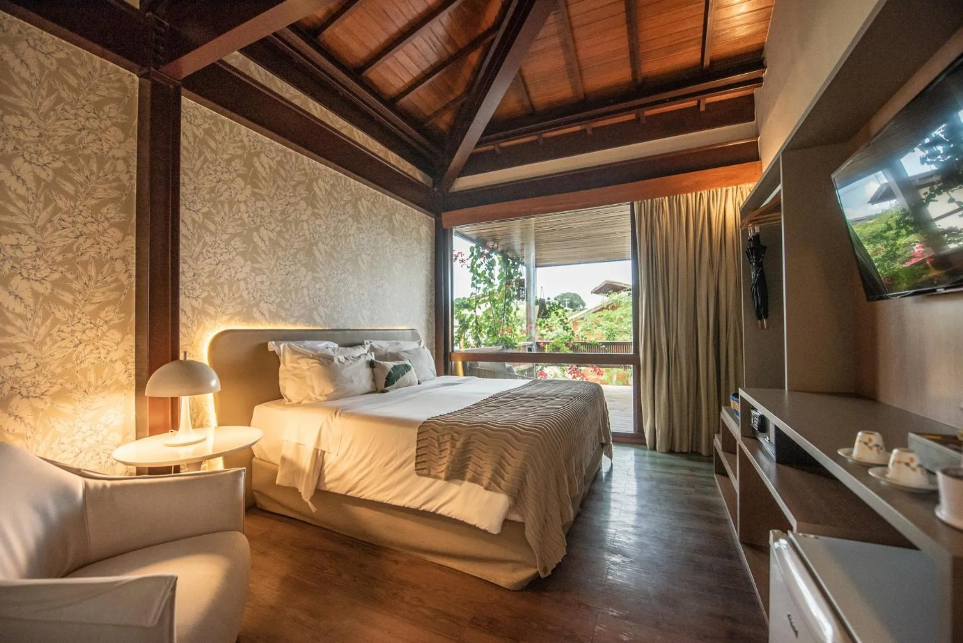 Bed in Pousada Morena