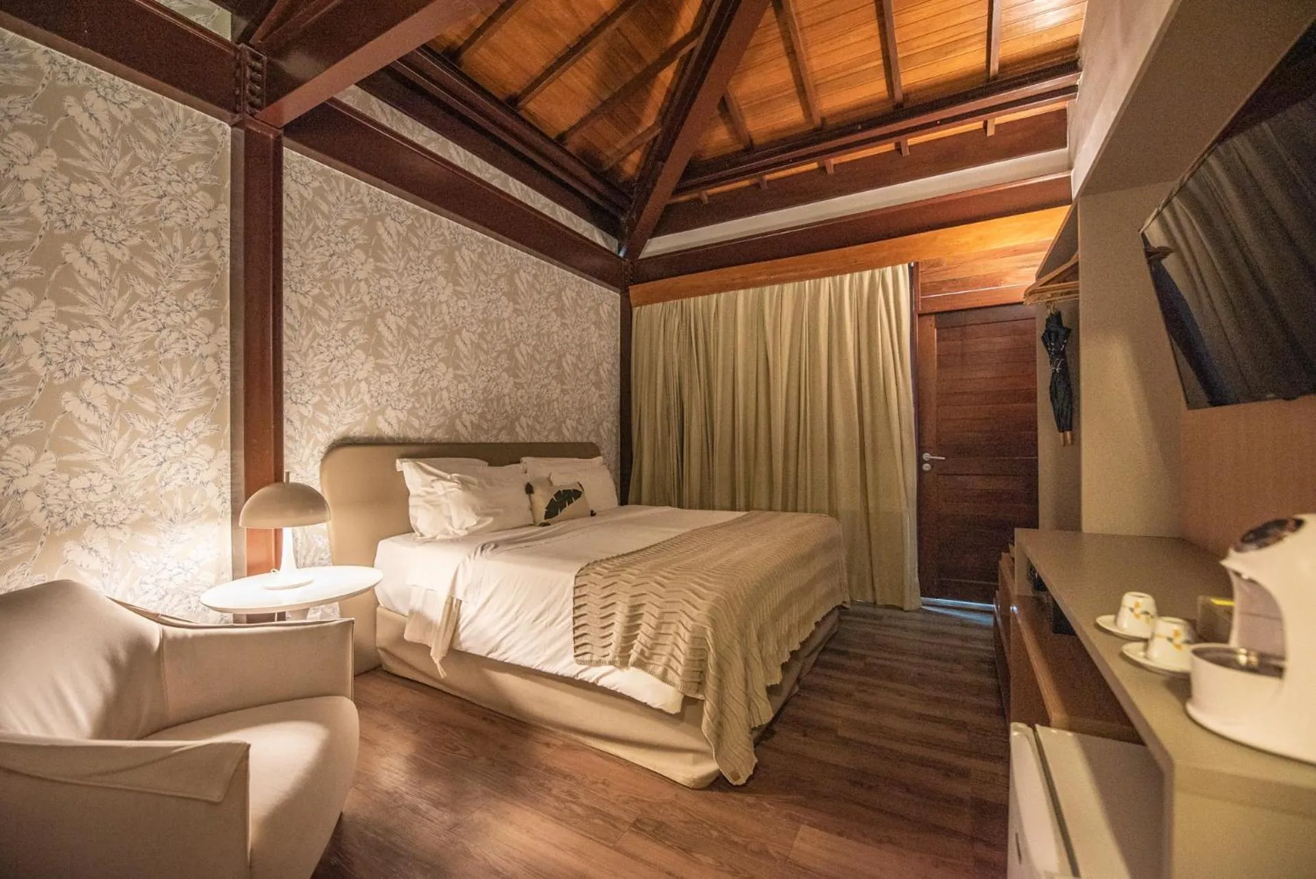 Bed in Pousada Morena