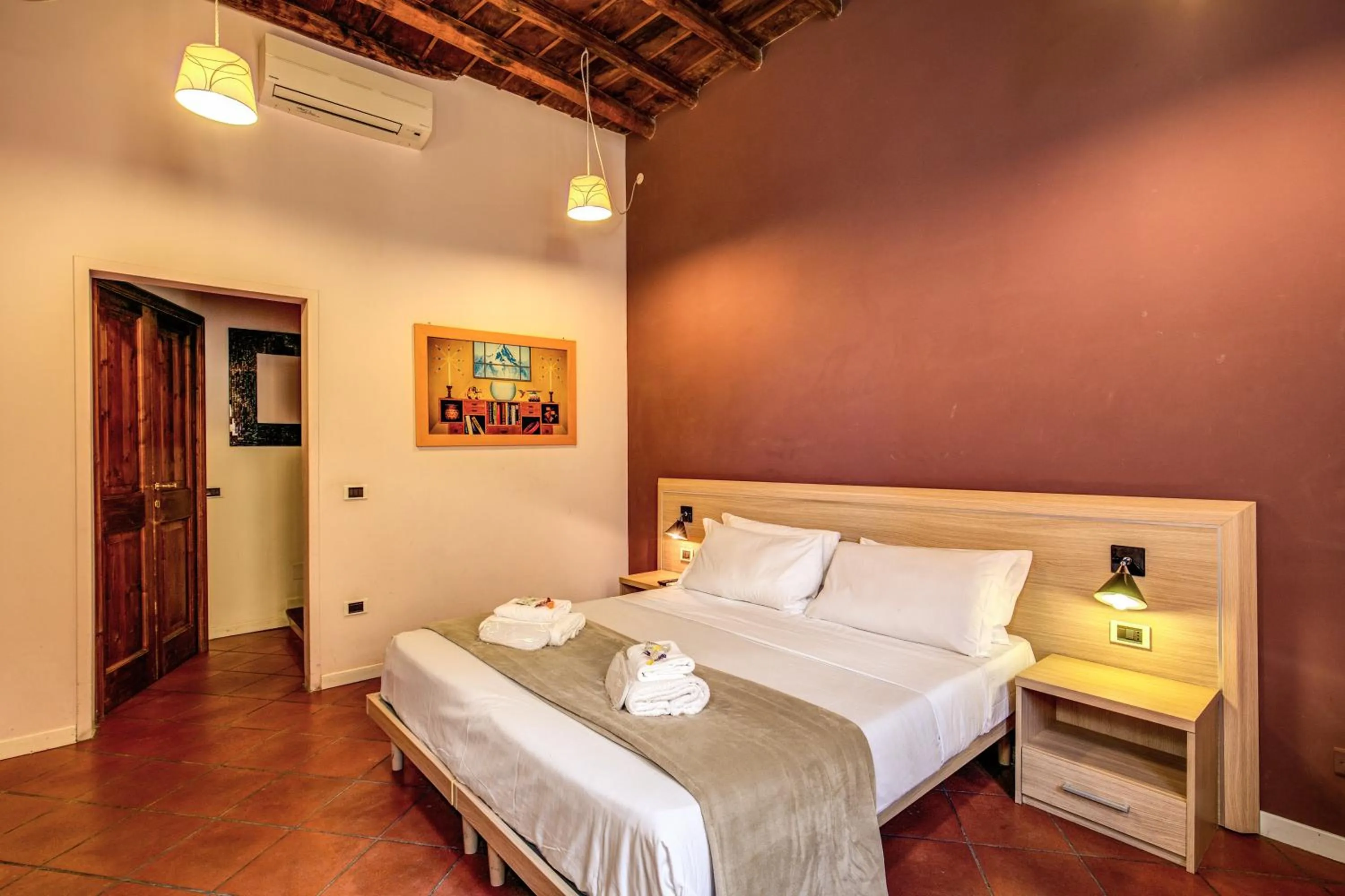 Bed in Guest House o Affittacamere Magenta Fico 2