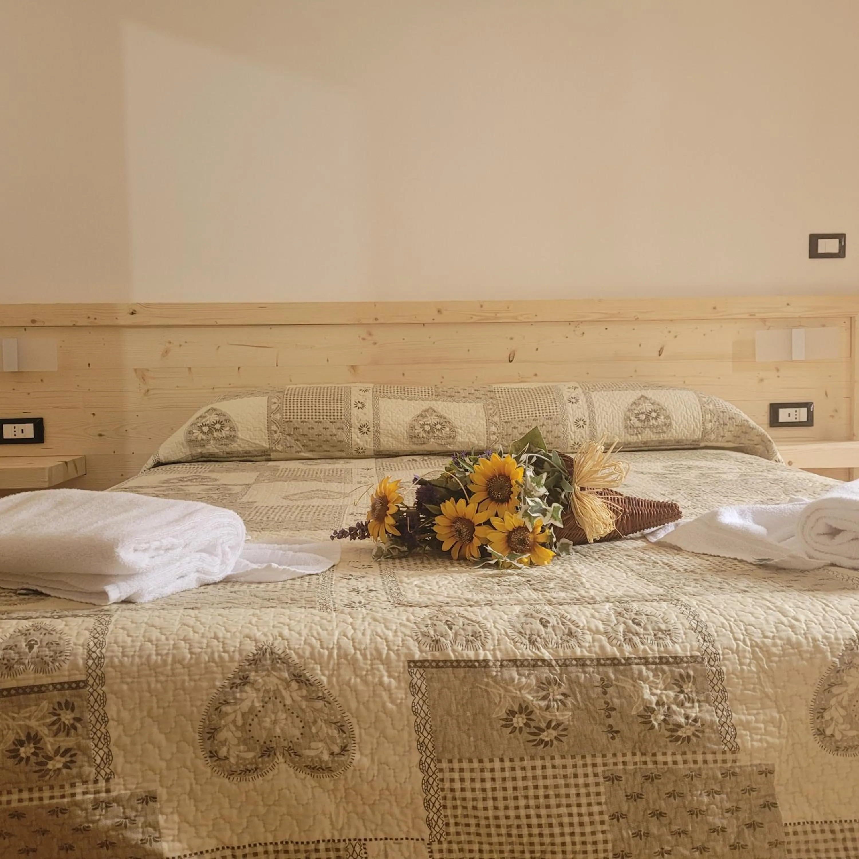 Bed in Chalet Monte Nebius