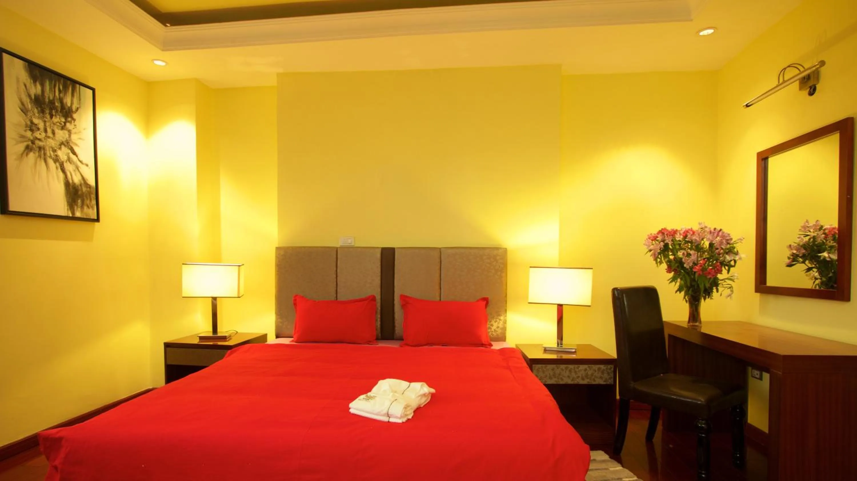 Bedroom in Yinm Furnished Apartment