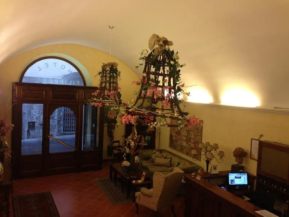Lobby or reception in Hotel Filippeschi