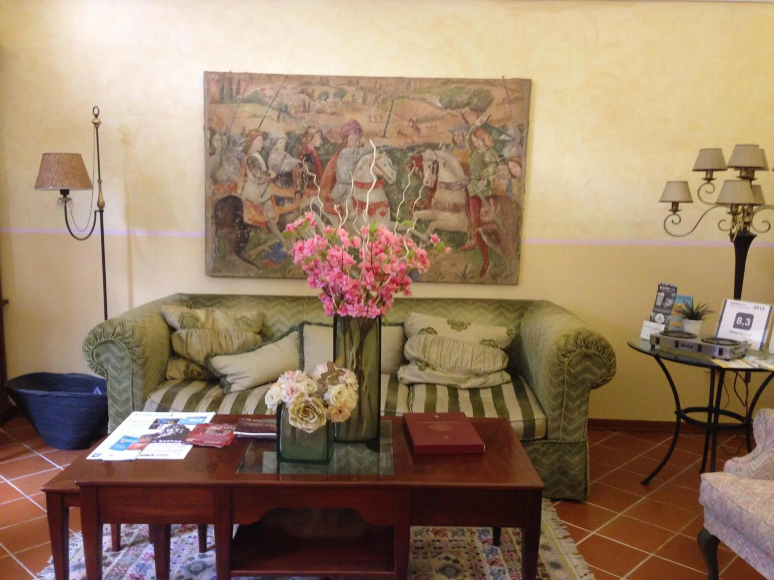 Lobby or reception in Hotel Filippeschi