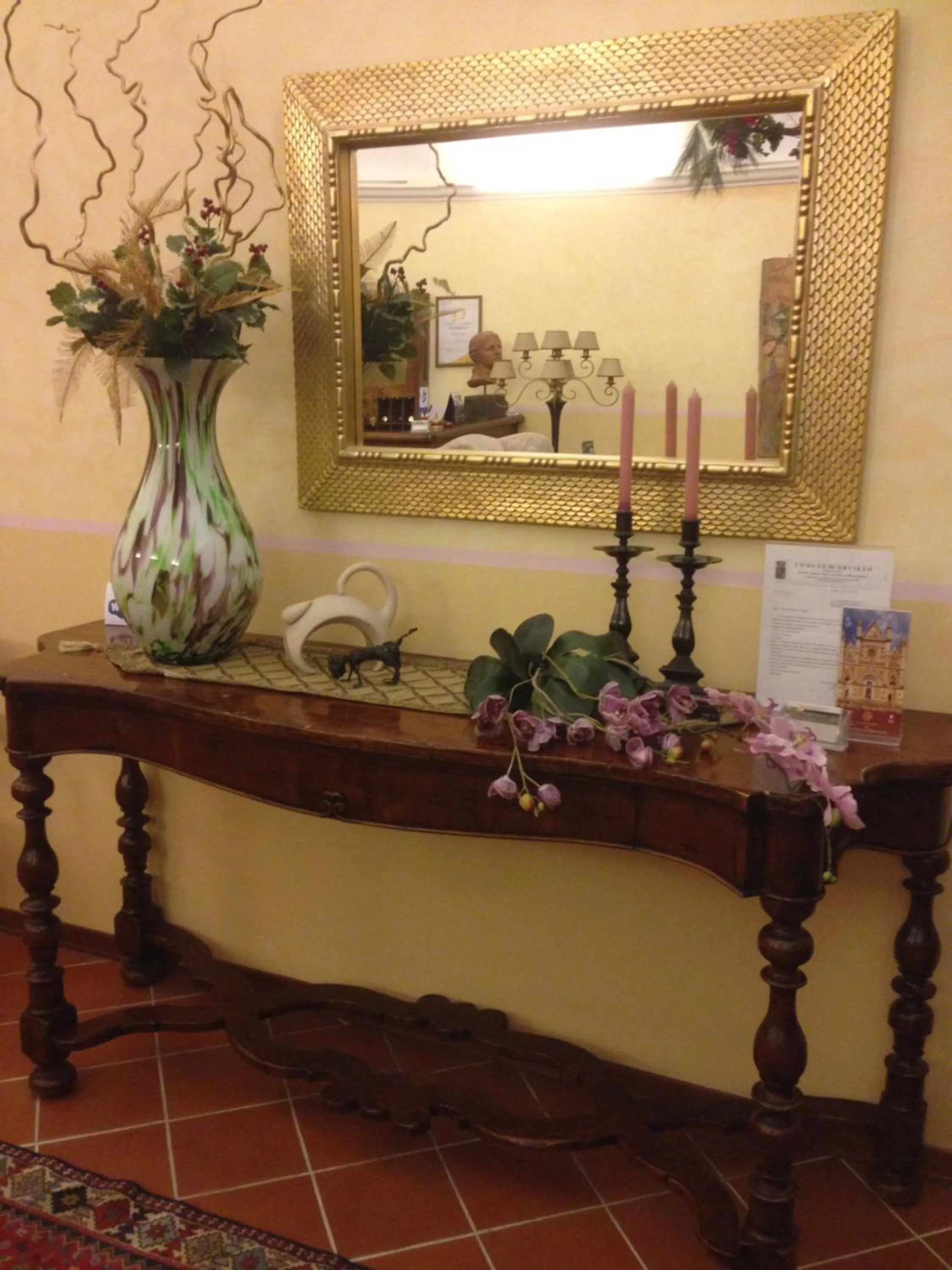 Lobby or reception in Hotel Filippeschi