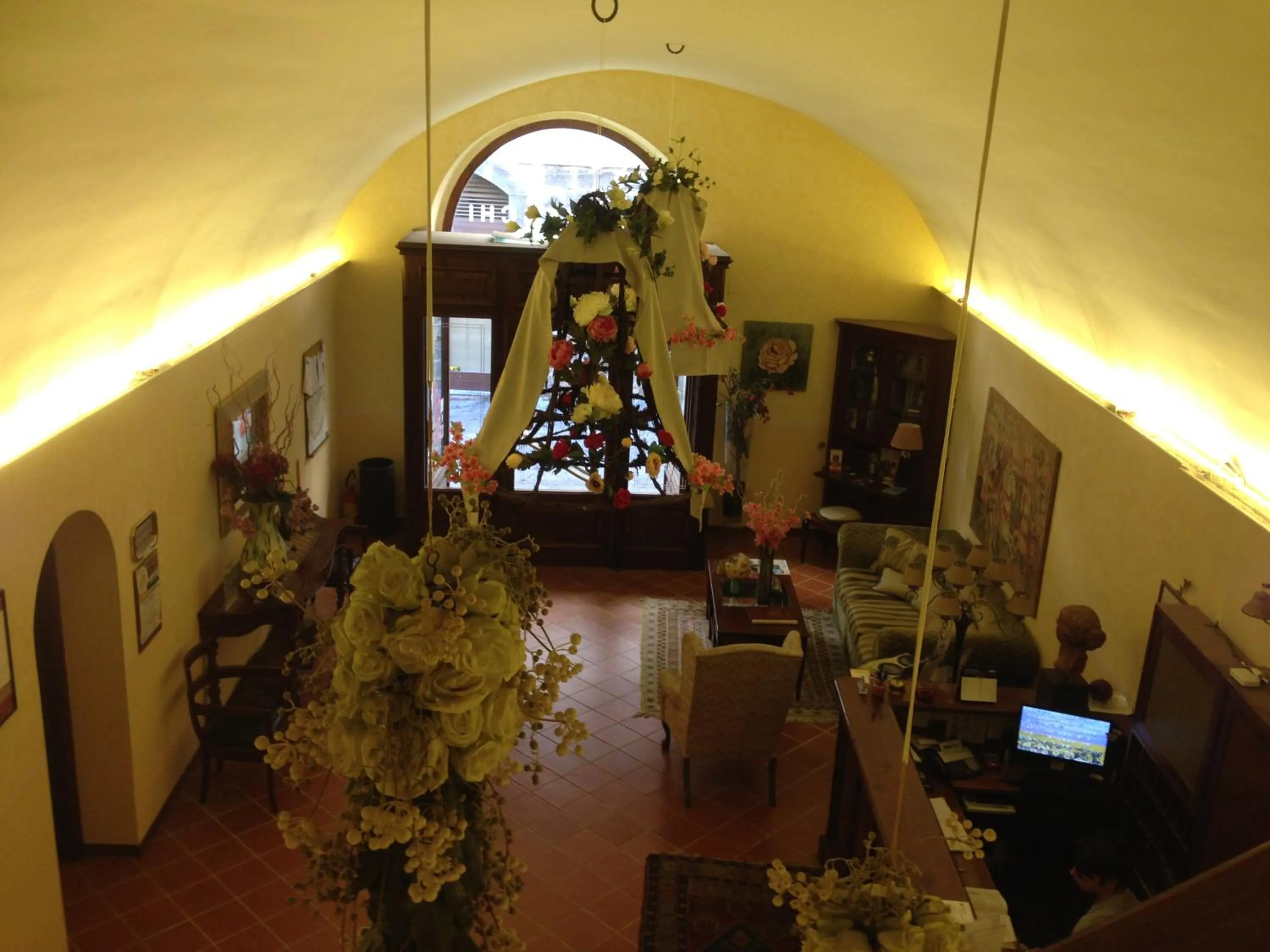 Lobby or reception in Hotel Filippeschi