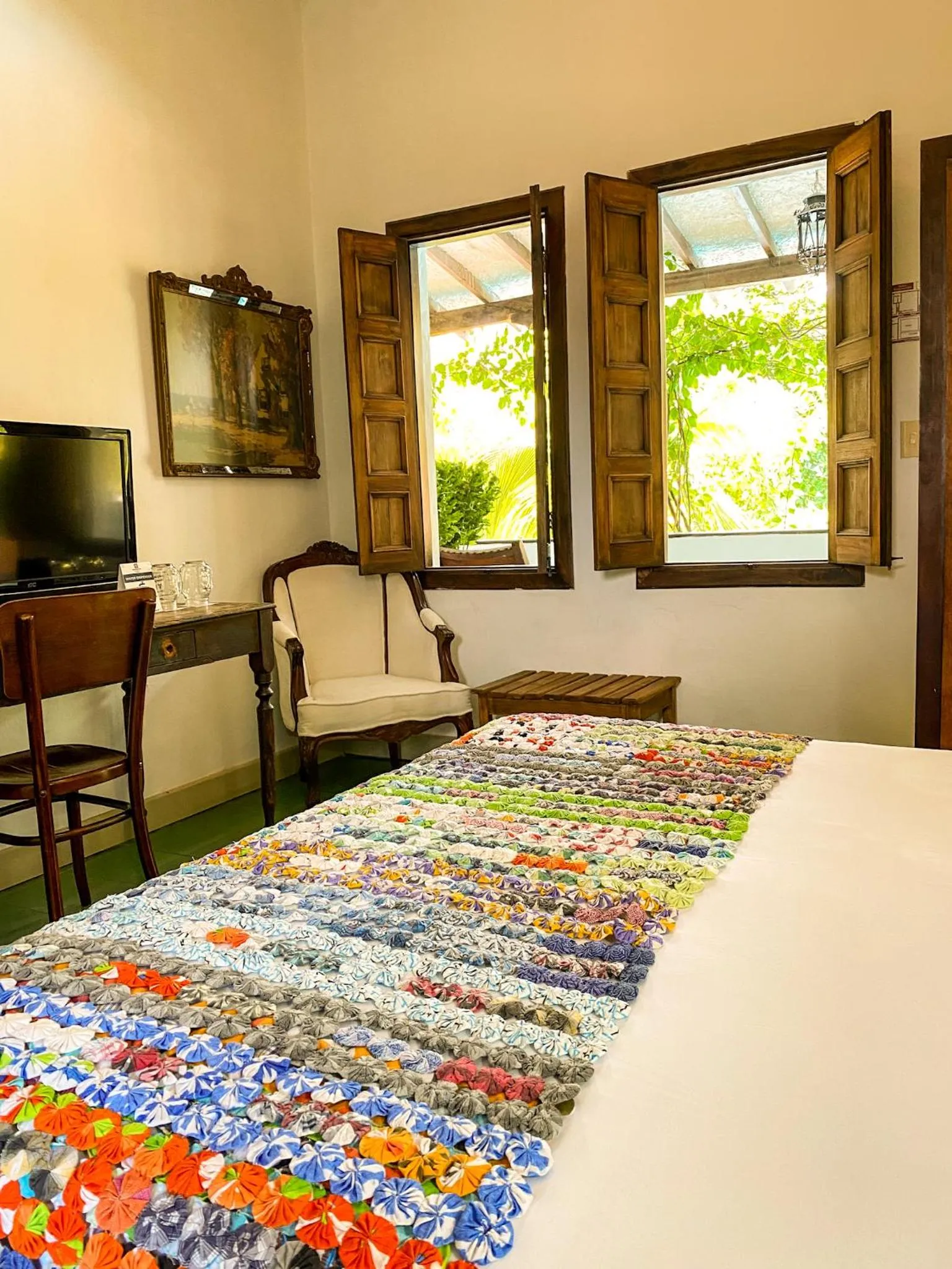 Bathroom, Bed in Hotel Mariscal Robledo
