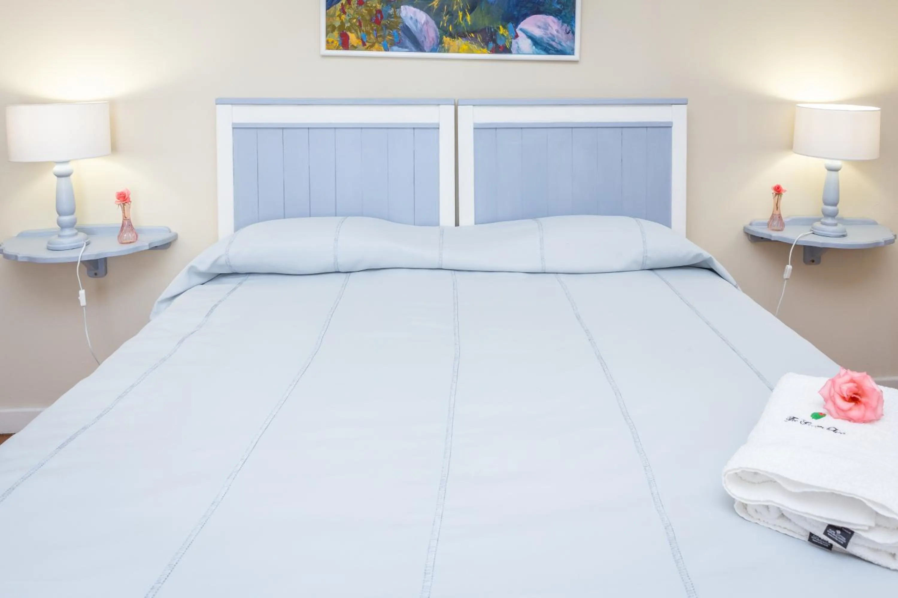 Bed in Green Olive Guesthouse