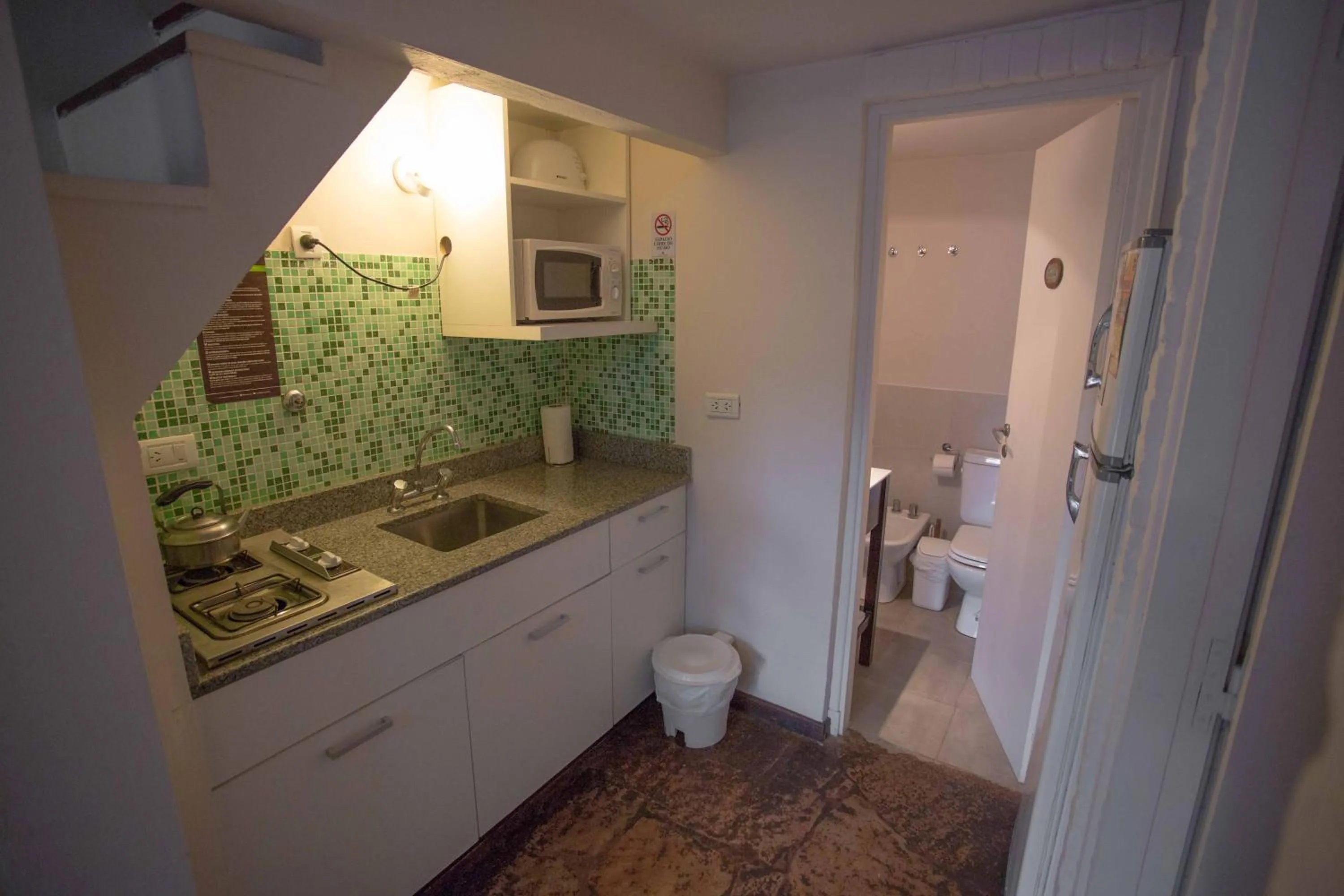 Kitchen or kitchenette in Posada del Bosque By HS