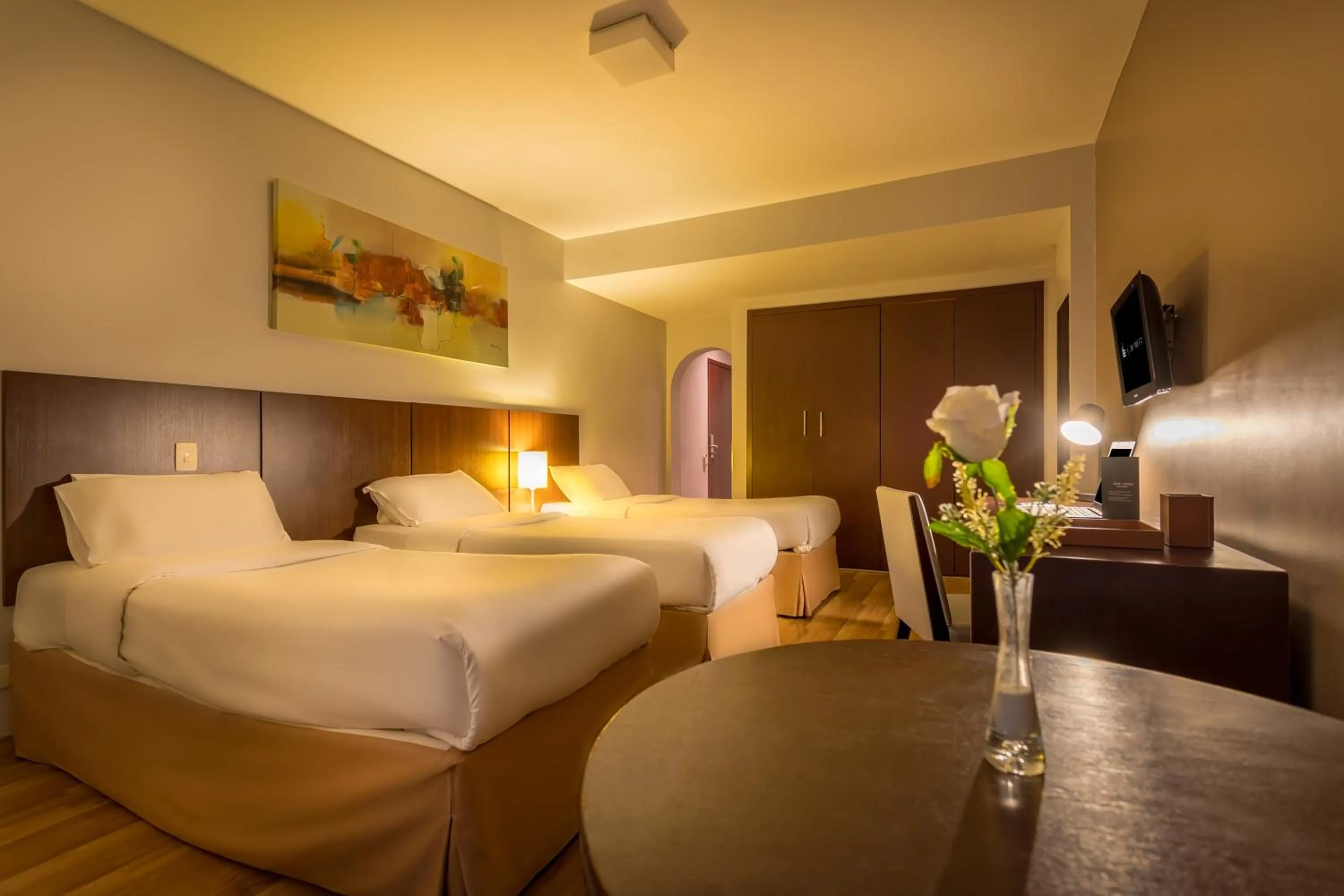 Bed in H3 Hotel Paulista