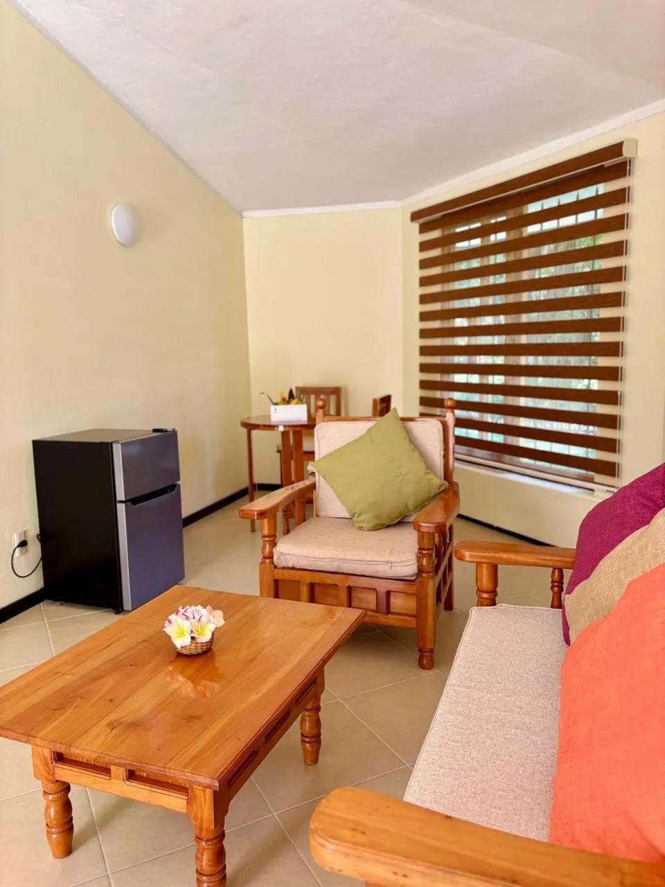 Seating area in Hotel Nututun Palenque