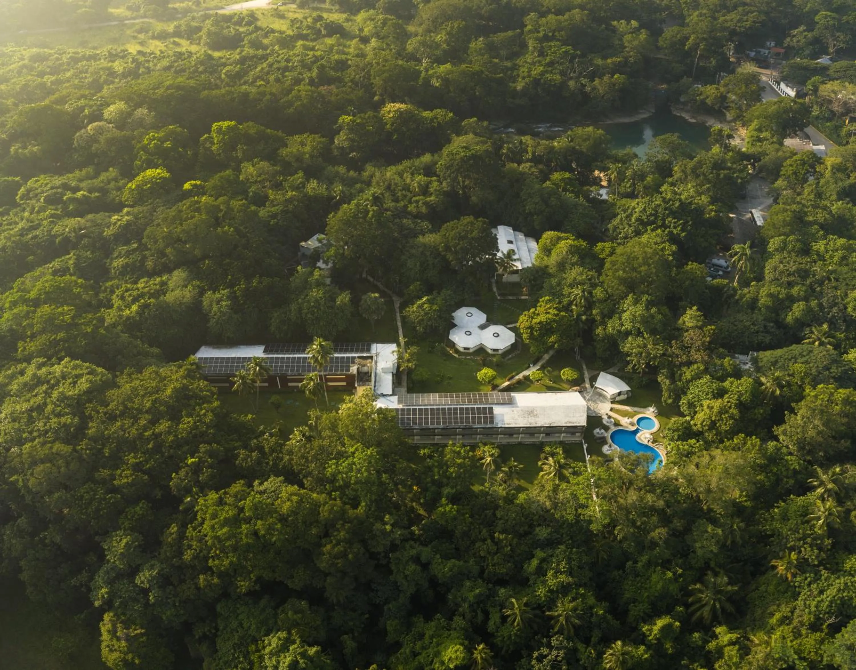 Bird's eye view in Hotel Nututun Palenque