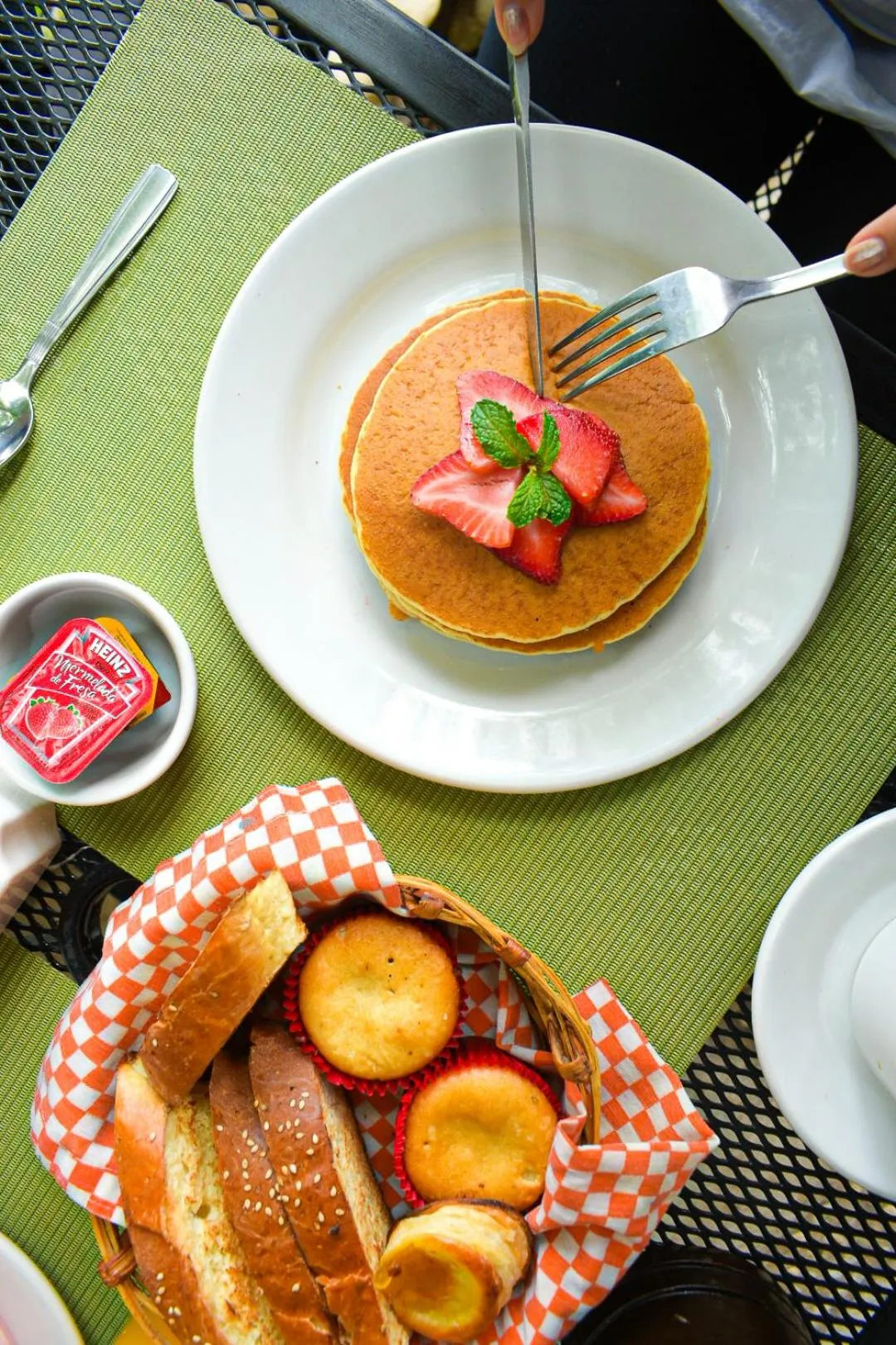 Breakfast in Hotel Nututun Palenque