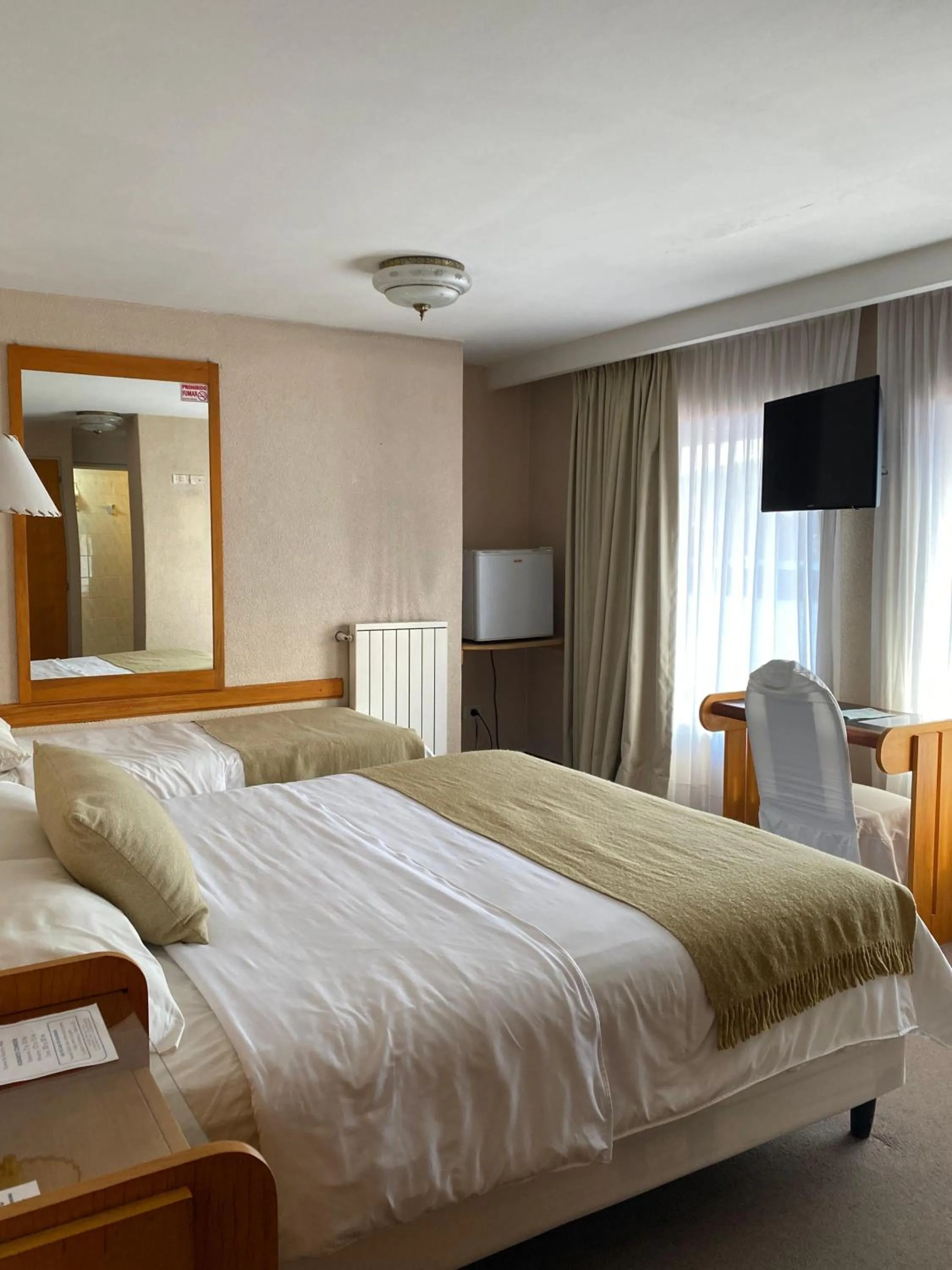 Bed in Hotel Tehuelche