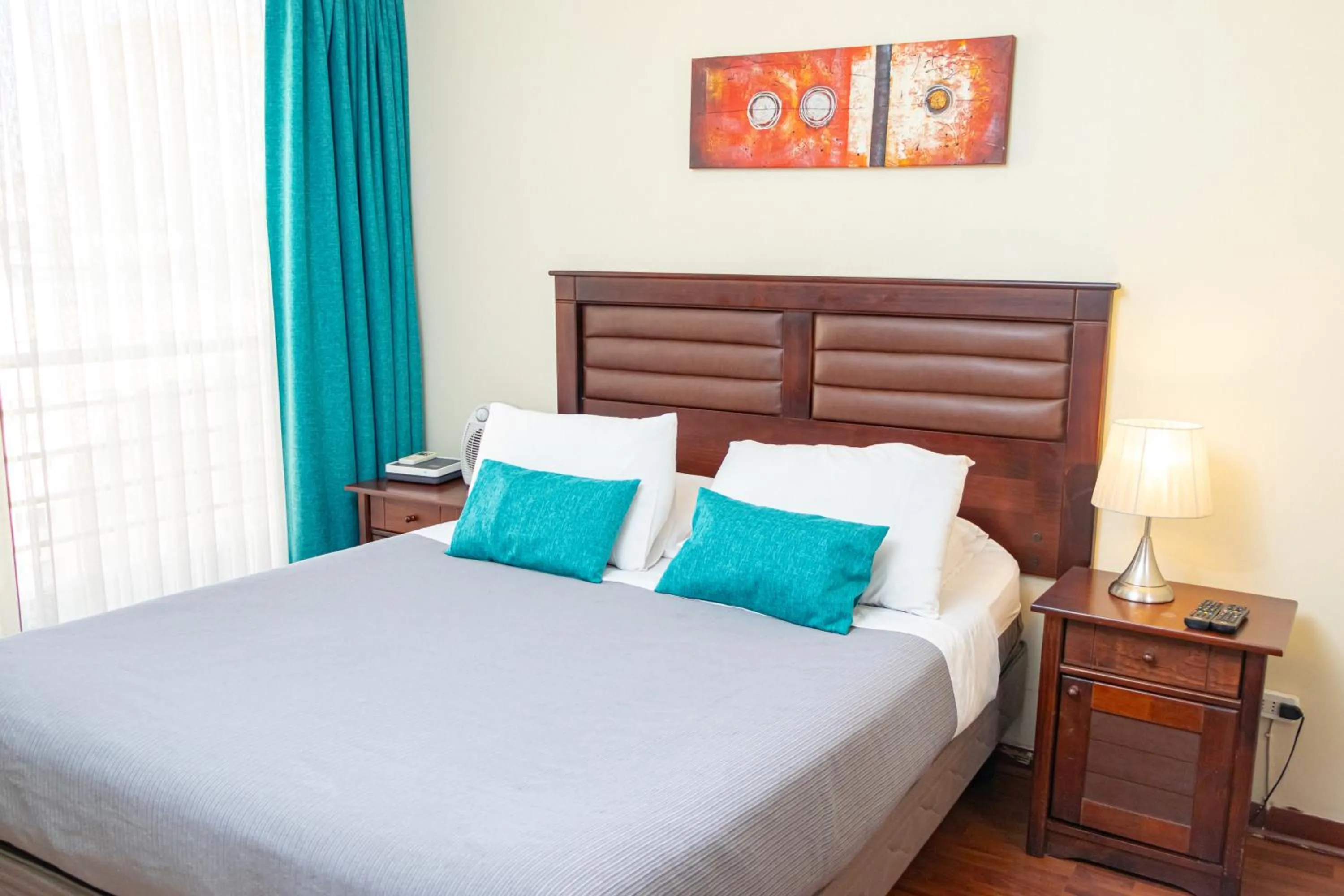 Bed in Departamentos Amoblados Torre Tagle