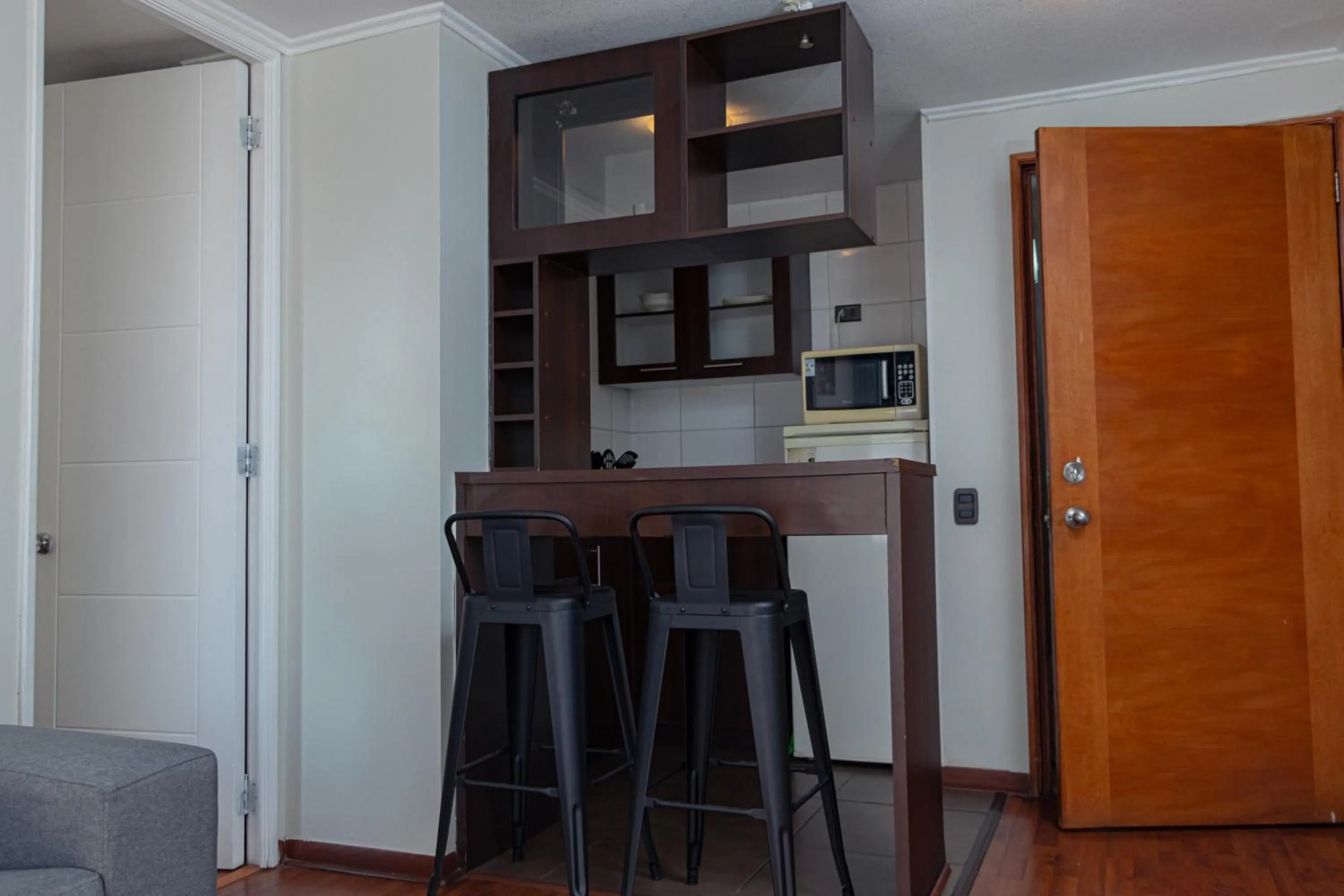 Kitchen or kitchenette in Departamentos Amoblados Torre Tagle